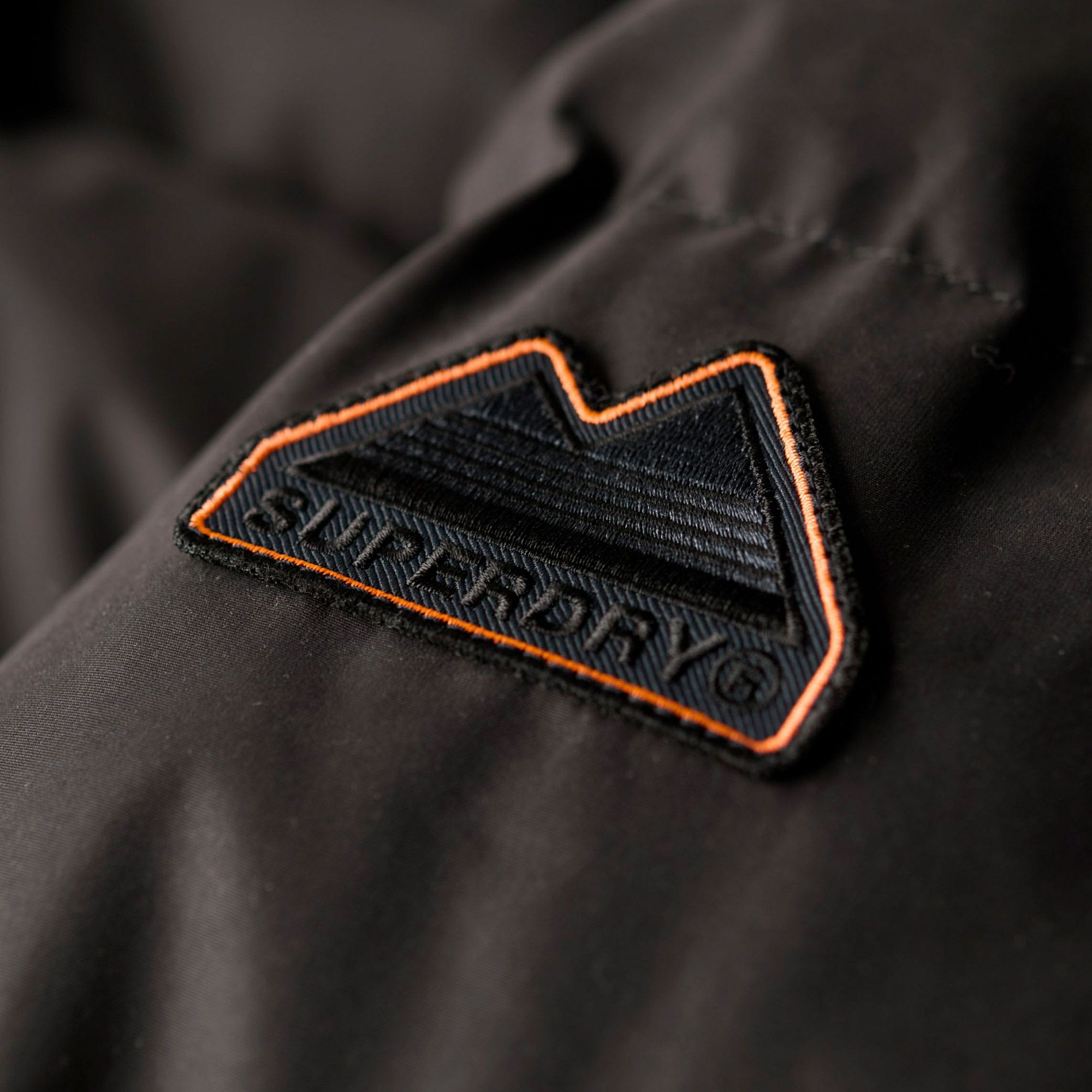 Superdry Microfibre Hooded Longline Puffer Winterjas Dames
