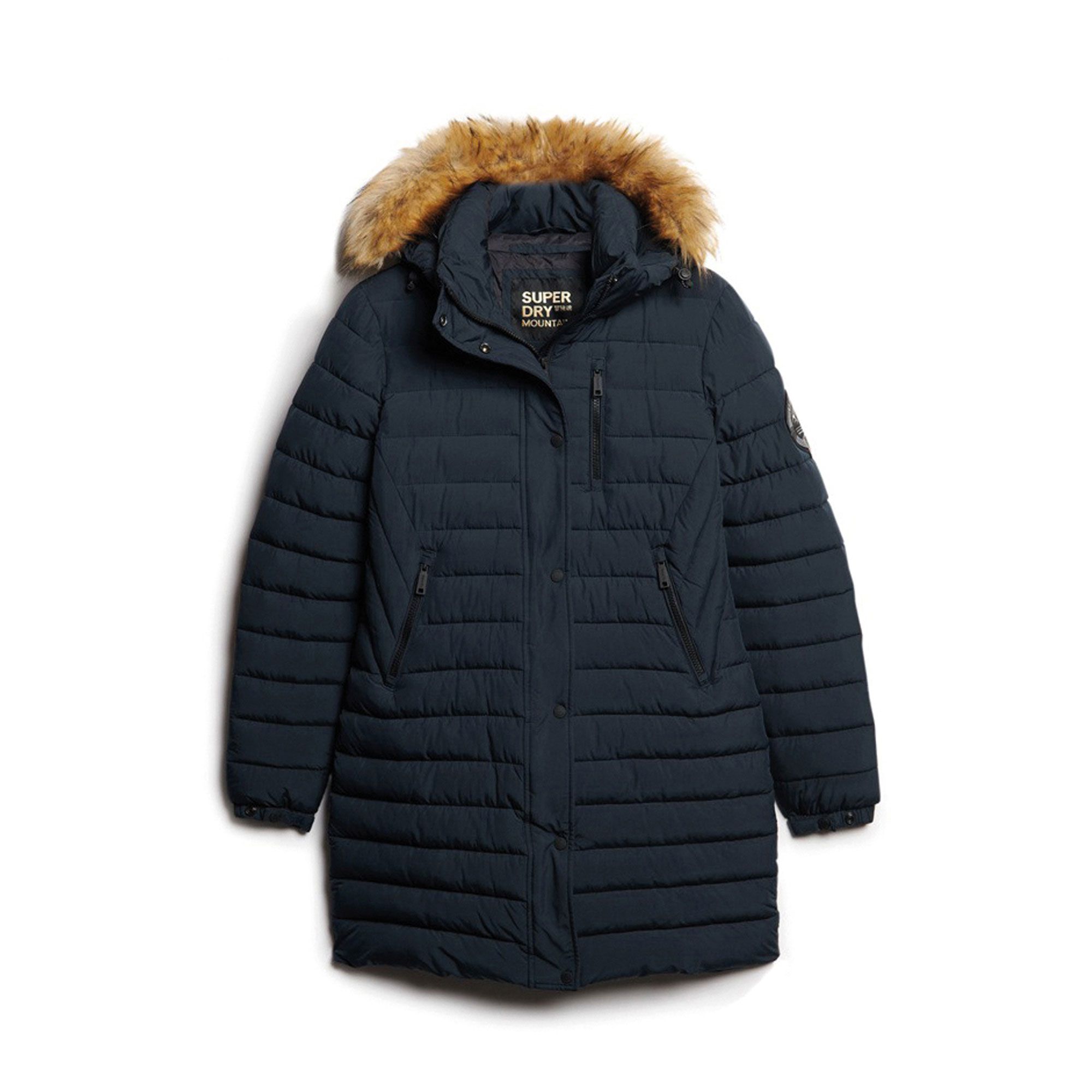 Superdry Fuji Hooded Puffer Winterjas Dames