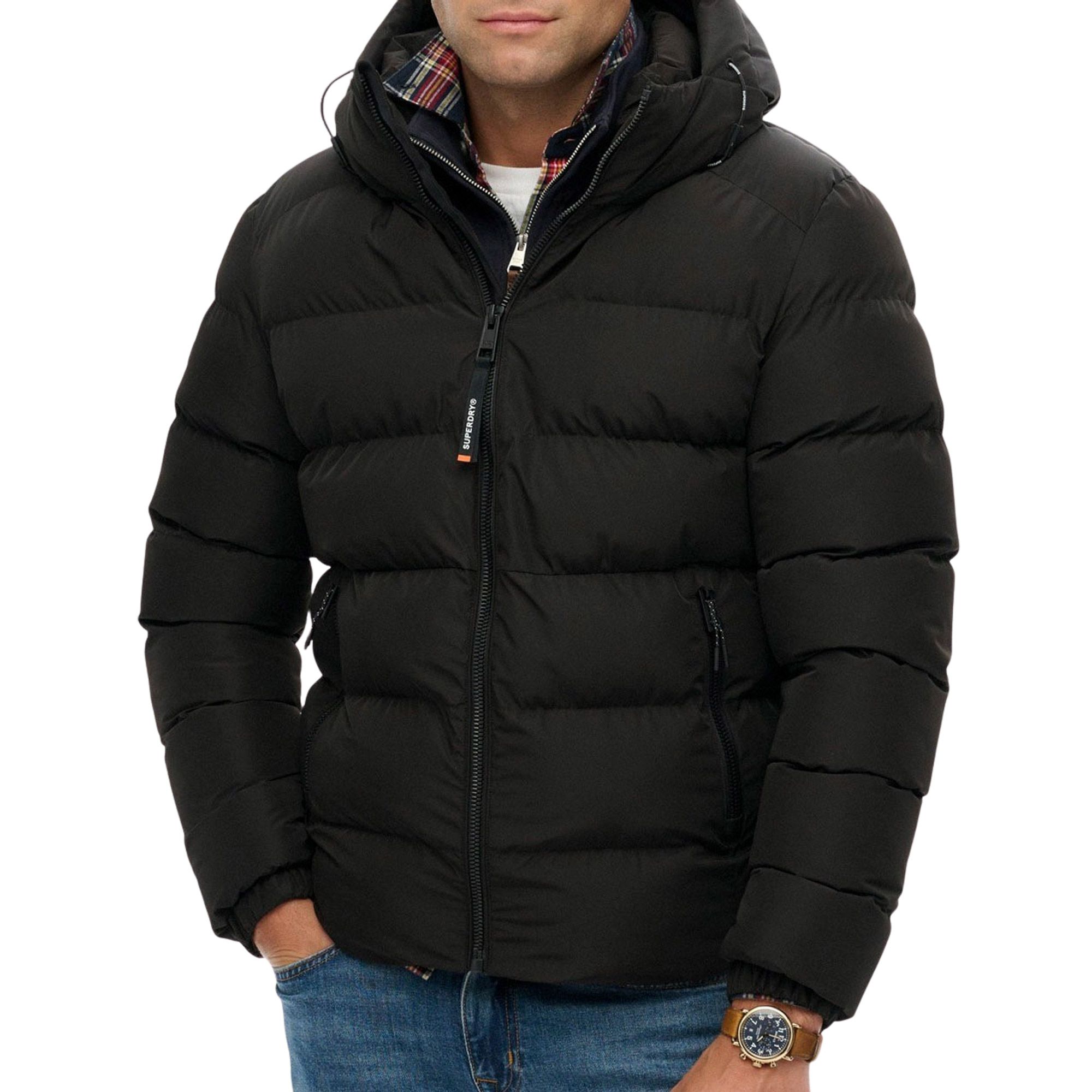Superdry Hooded Sports Puffer Winterjas Heren