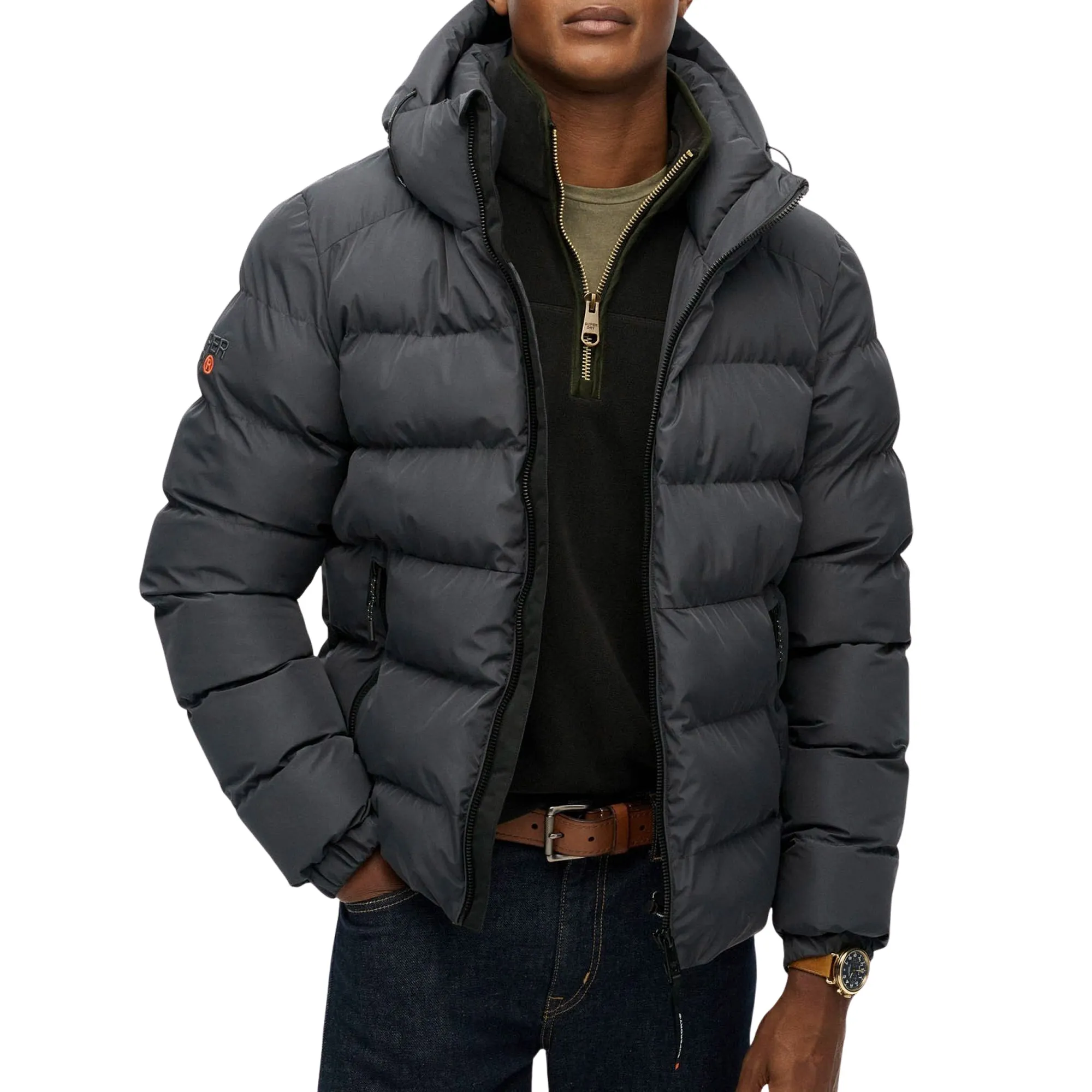 Superdry Hooded Sports Puffer Winterjas Heren