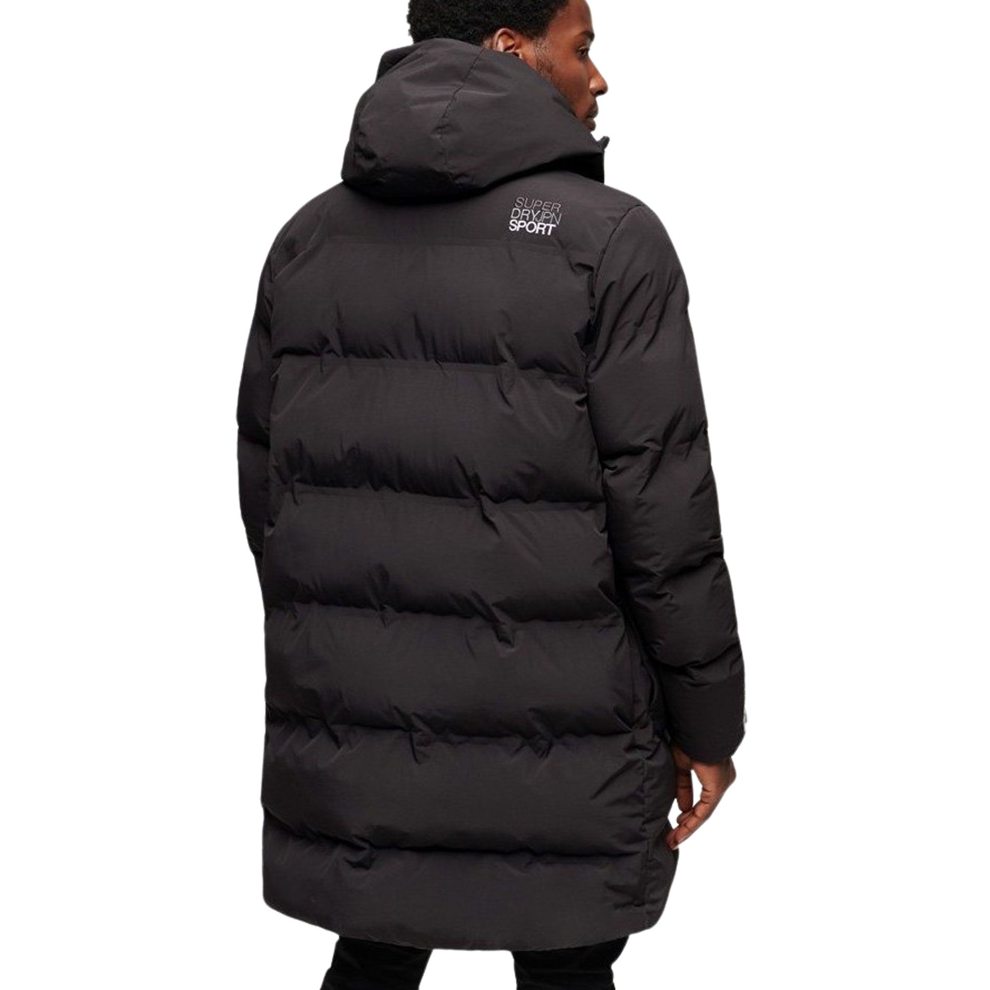 Superdry Hooded Longline Padded Winterjas Heren