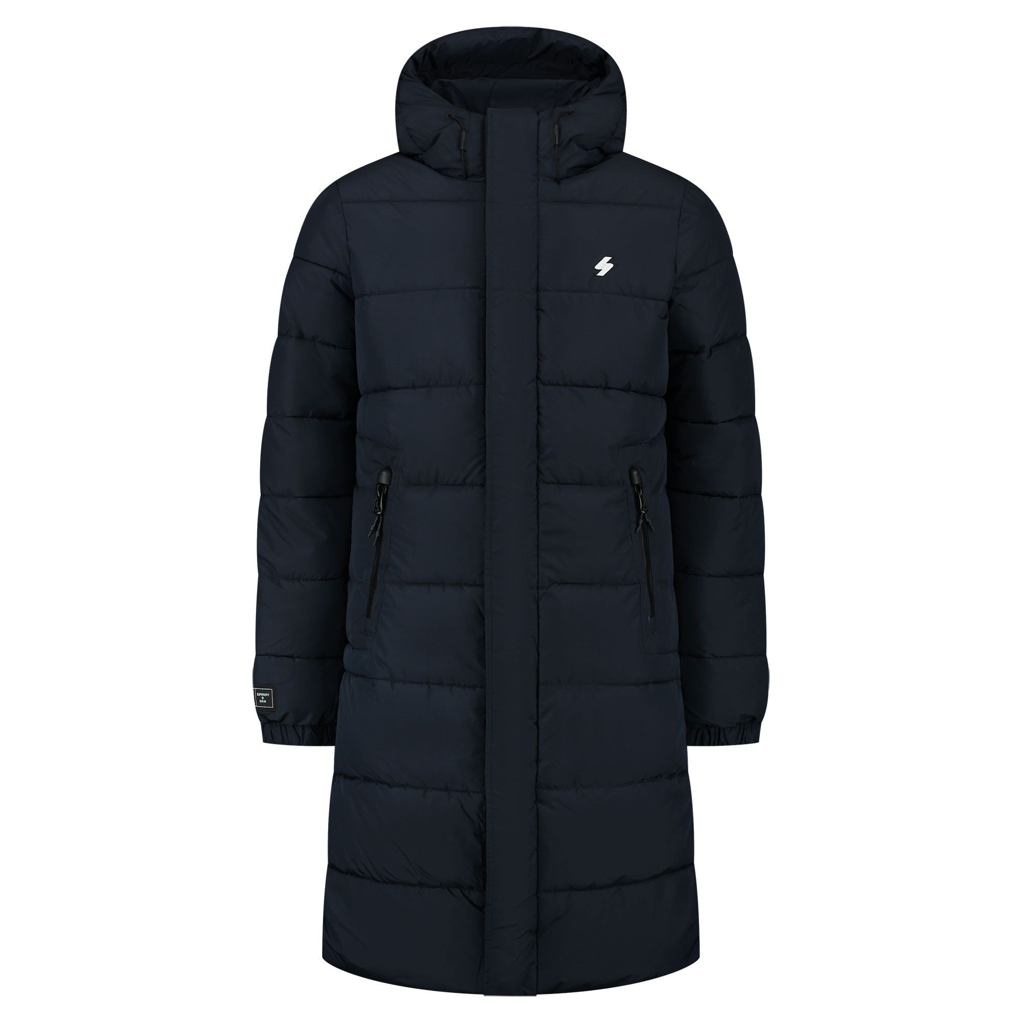 Superdry Hooded Longline Sports Puffer Winter jacket Men | Plutosport