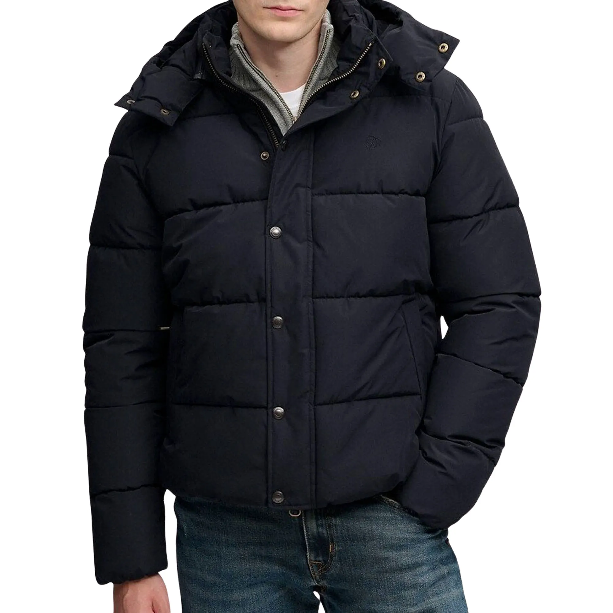 Puffer Veste Superdry Premium Hood Hommes