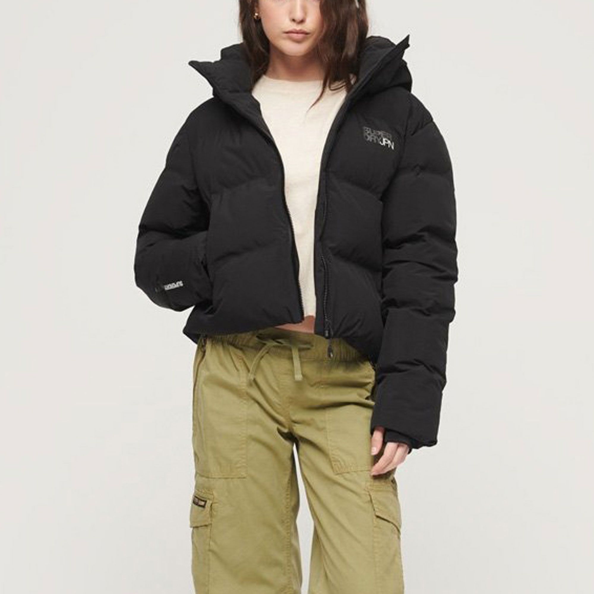 Superdry Hooded Boxy Puffer Jacket Women