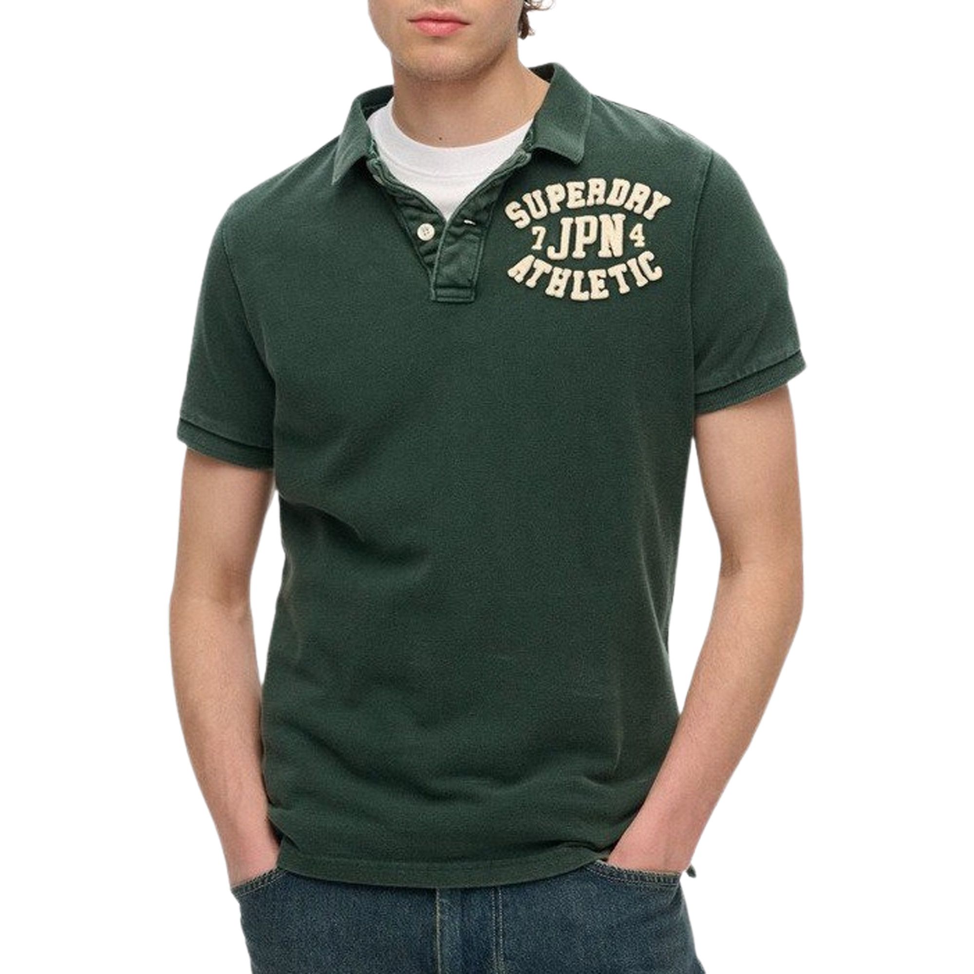 Superdry Vintage Athletic Polo Heren