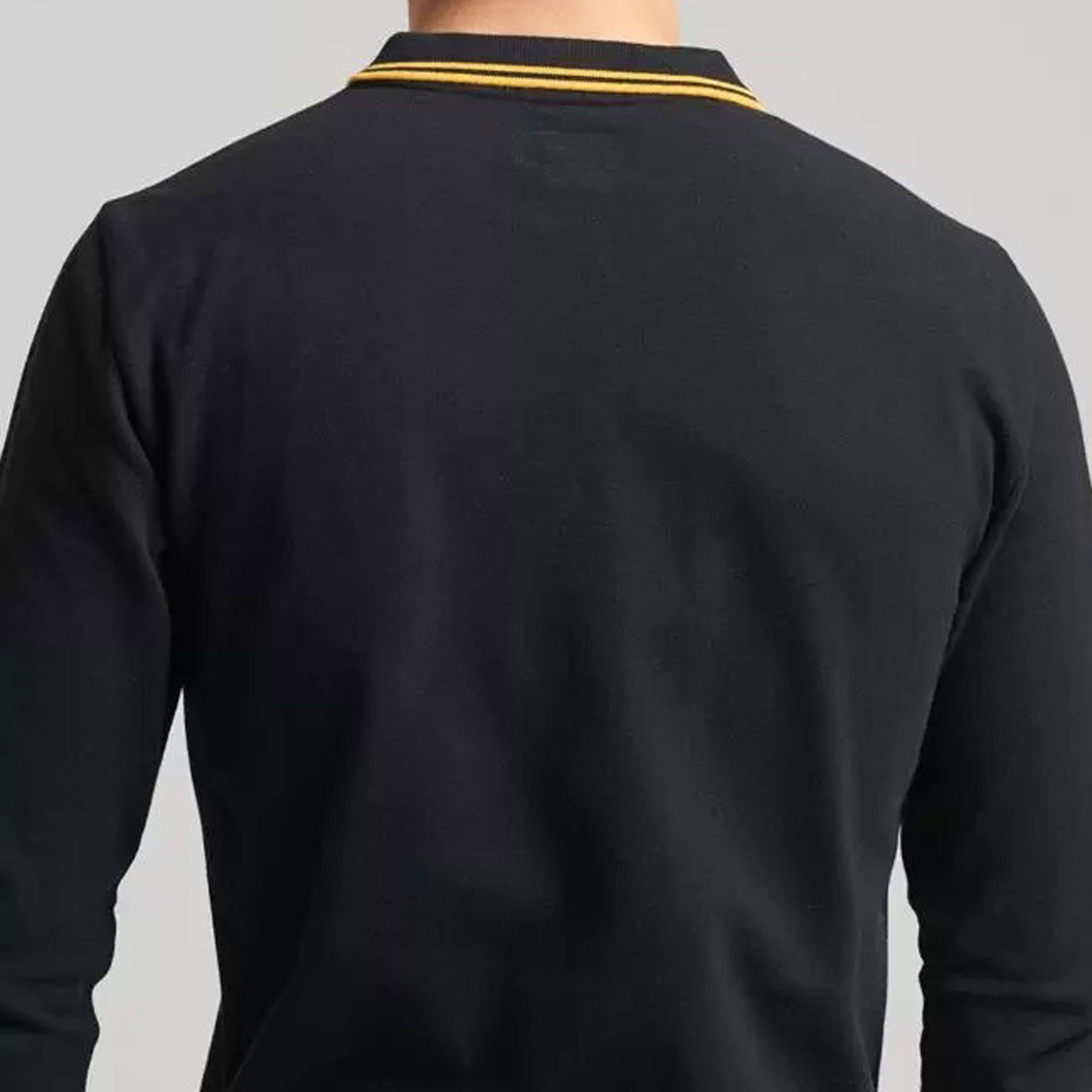Superdry Tipped Longsleeve Polo Heren