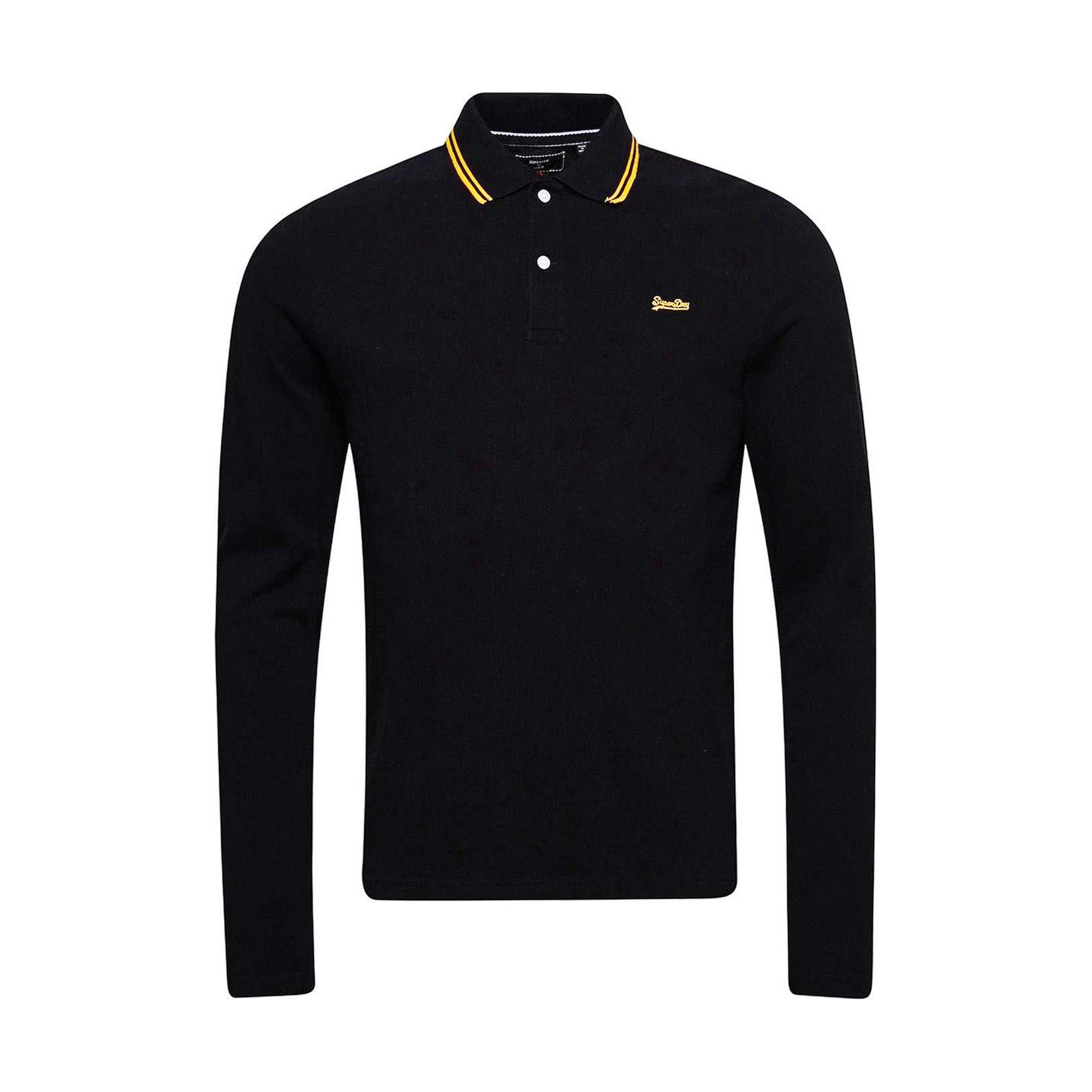 Superdry Tipped Longsleeve Polo Heren