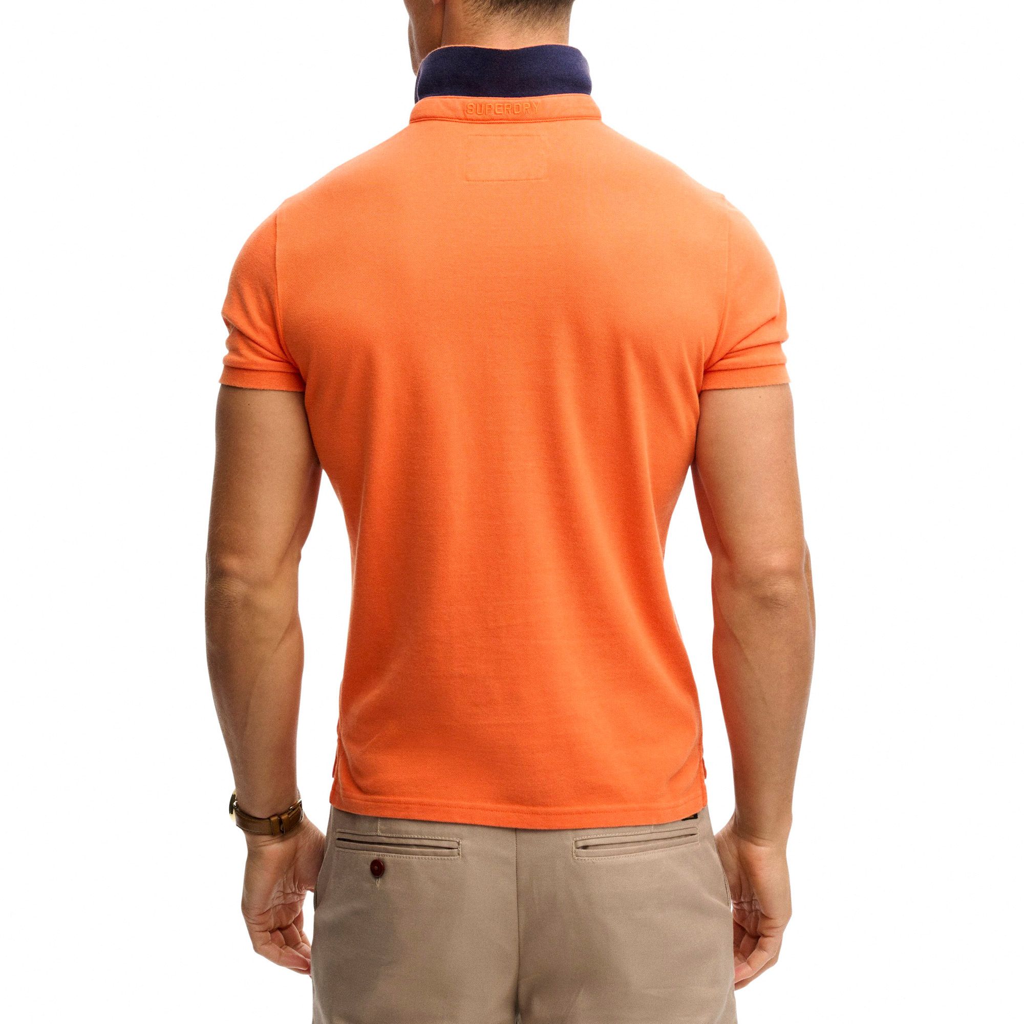 Superdry Pique Monogram Polo Heren