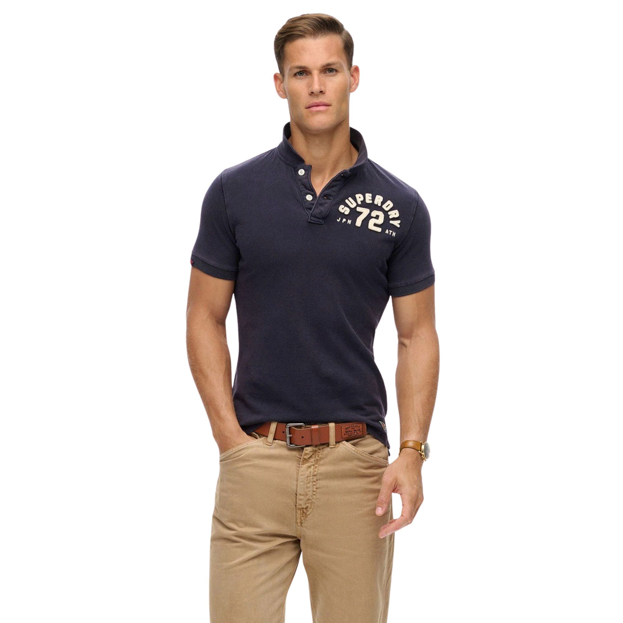 Superdry Vintage Athletic Polo Heren