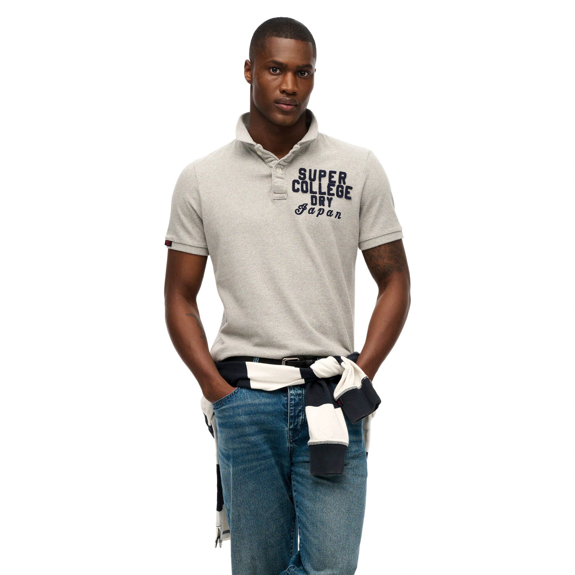 Superdry Vintage Athletic Polo Heren