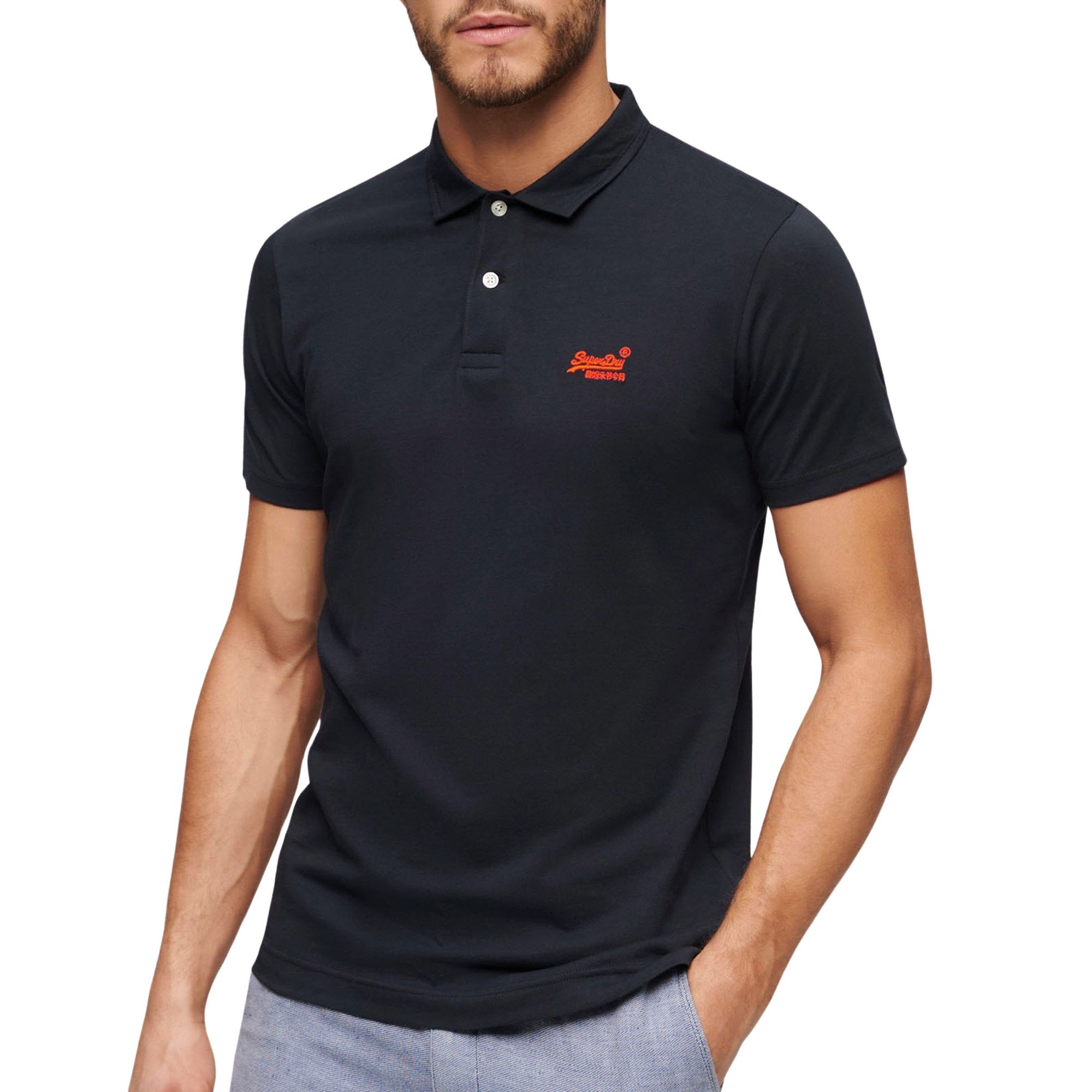 Superdry Essential Logo Neon Polo Heren