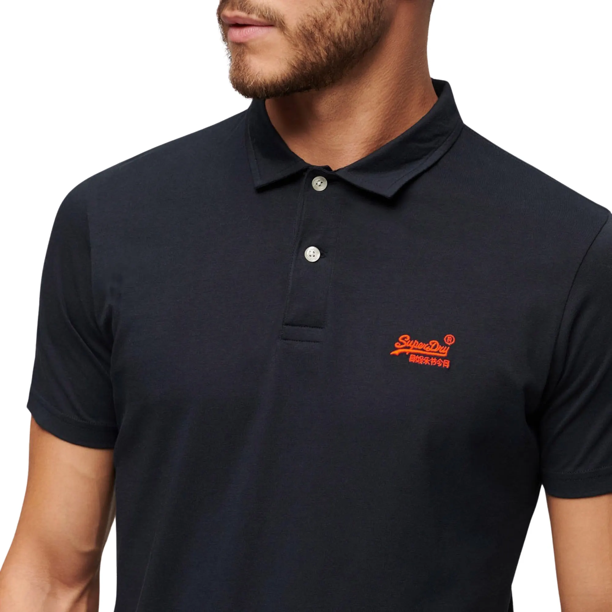 Superdry Essential Logo Neon Polo Heren