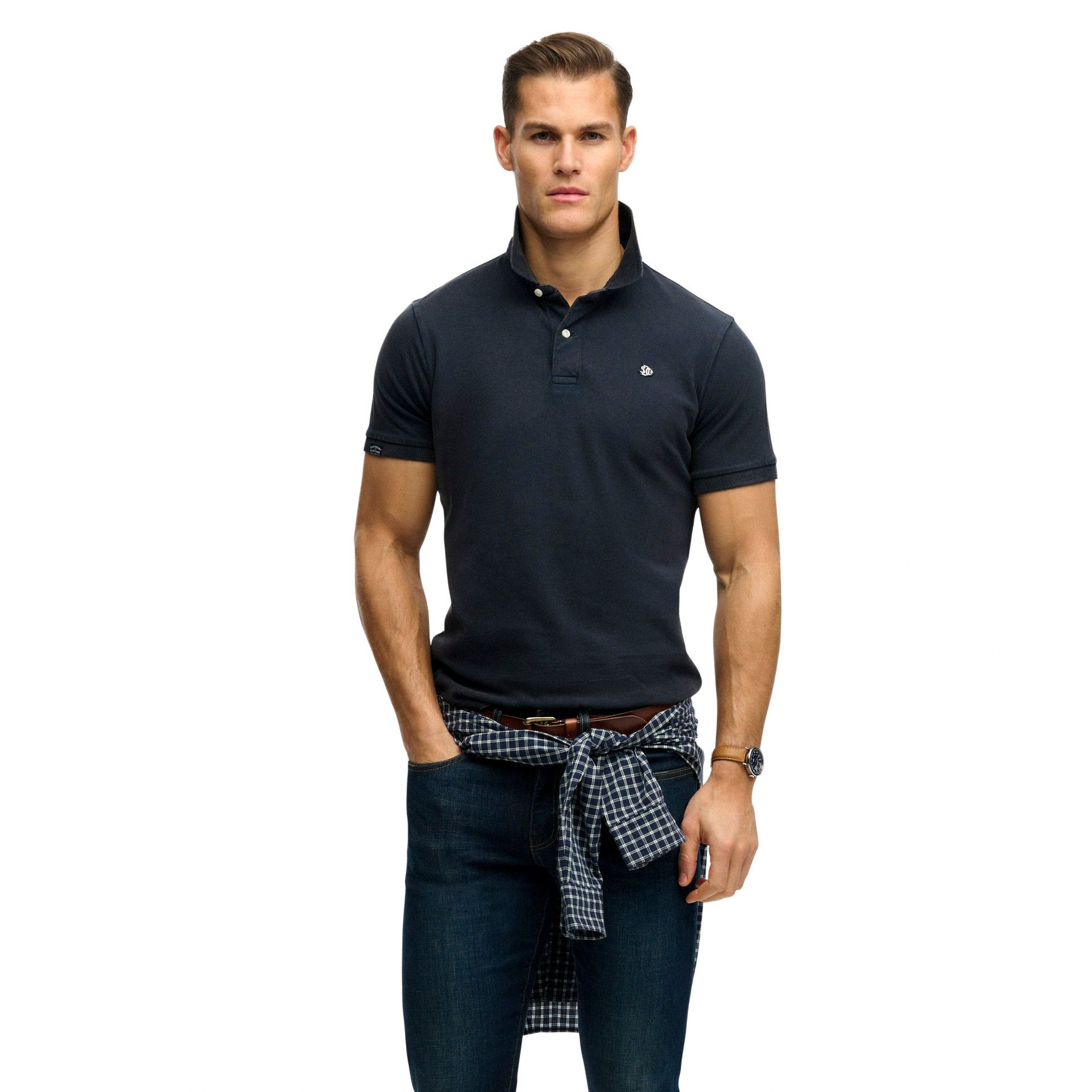 Superdry Vintage Destroy Polo Heren