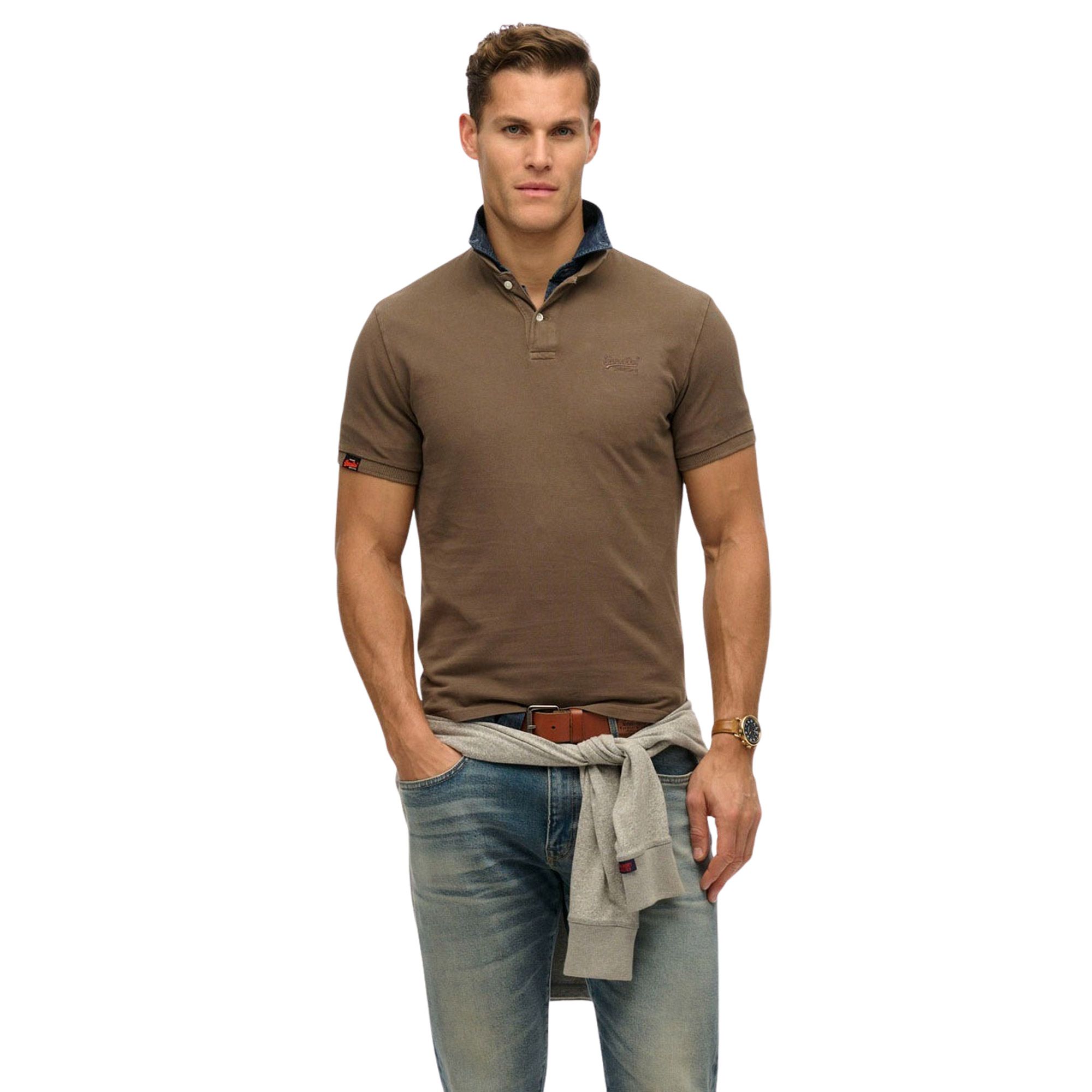Superdry Vintage Destroy Polo Heren