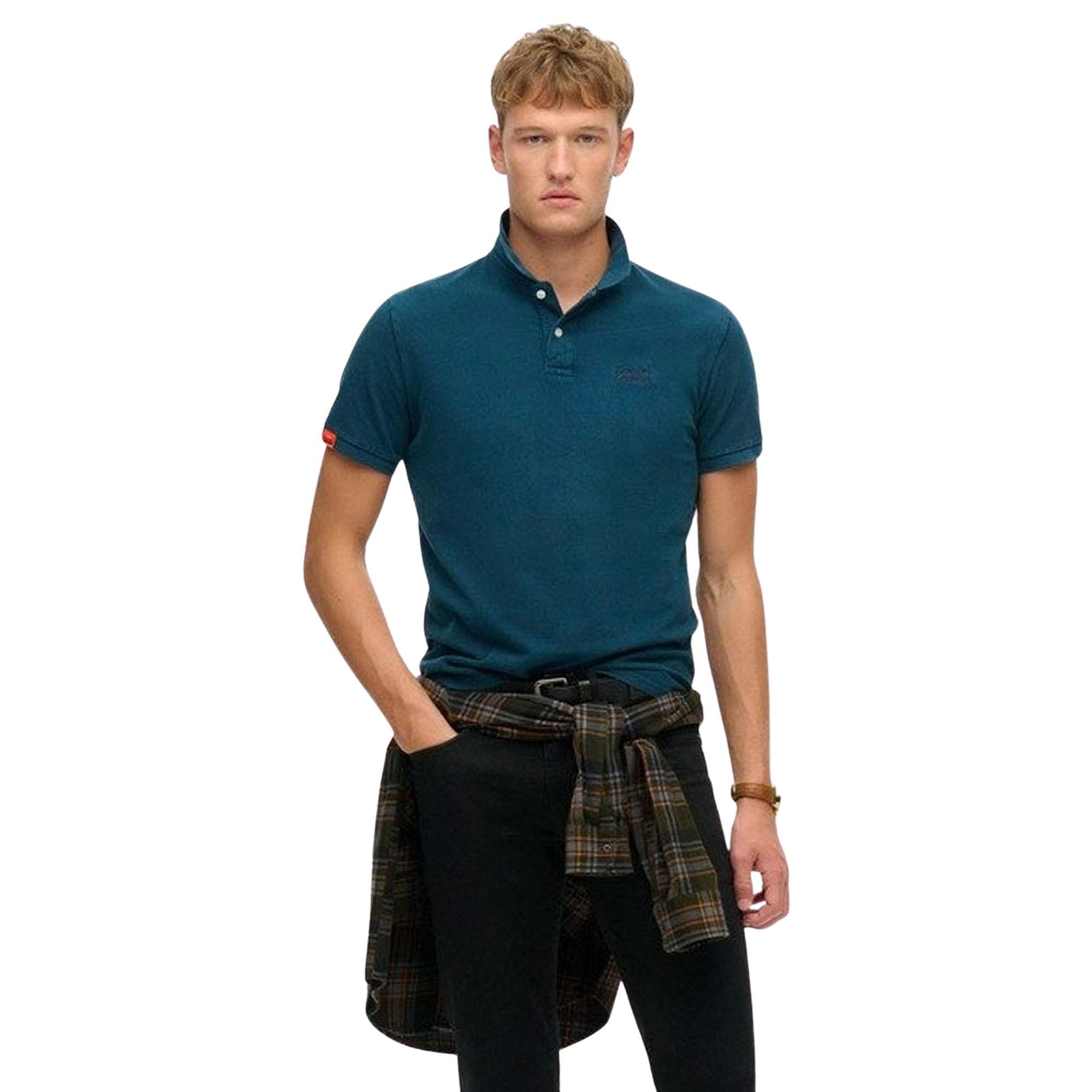 Superdry Vintage Destroy Polo Heren