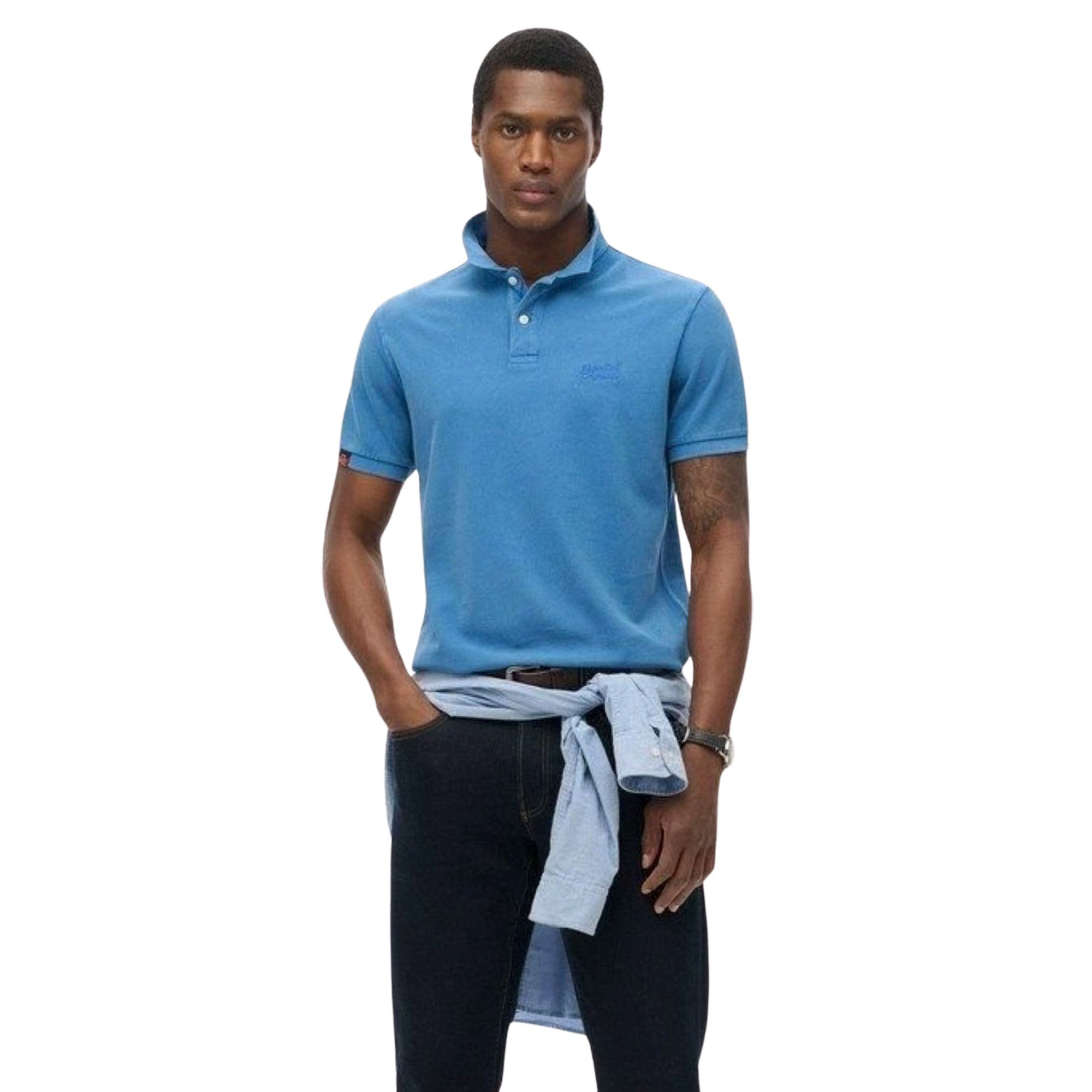 Superdry Vintage Destroy Polo Heren