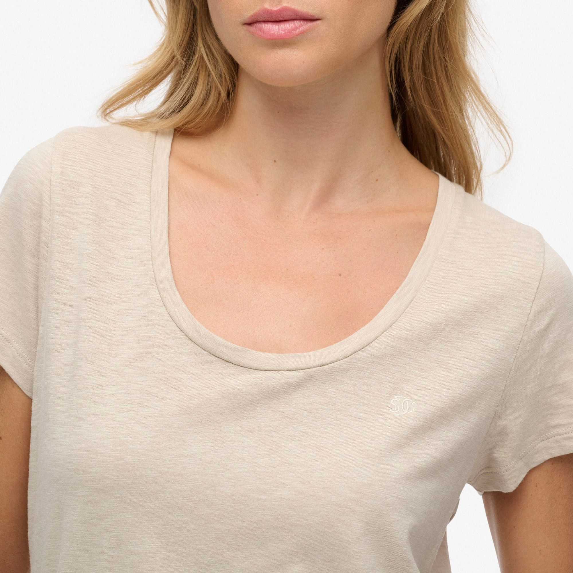 Superdry Studios Scoop Neck Shirt Dames