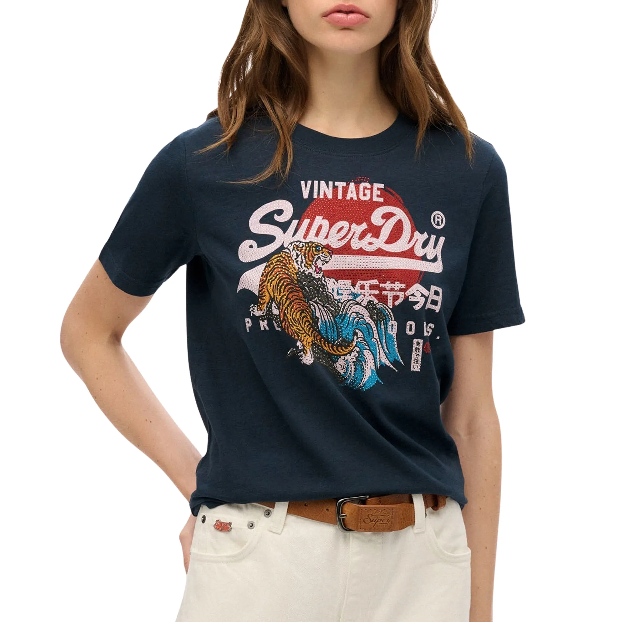 Superdry Vintage Logo Tokyo Relaxed Shirt Dames