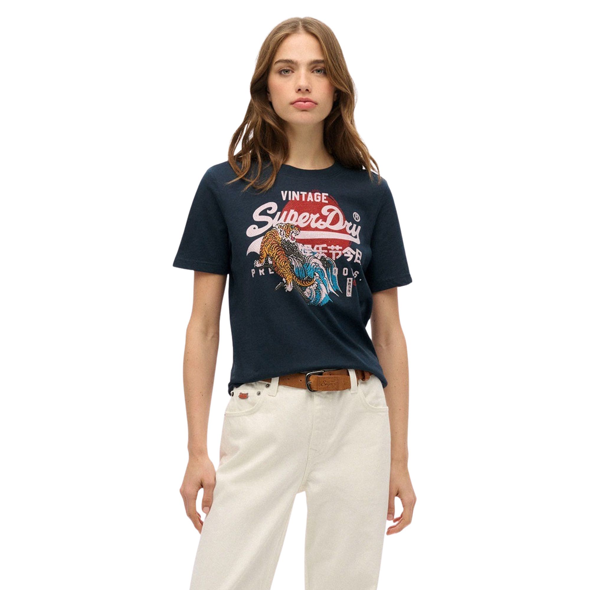 Superdry Vintage Logo Tokyo Relaxed Shirt Dames