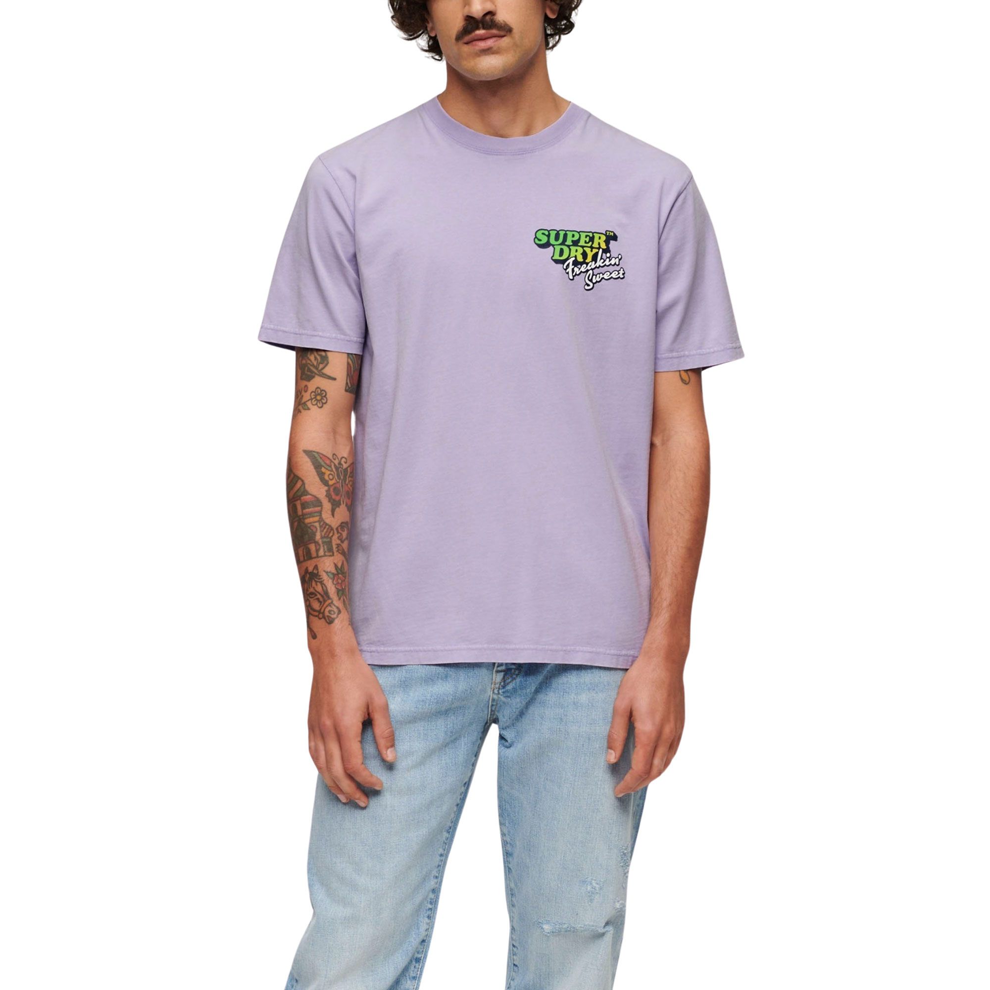 Superdry Neon Travel Chest Loose Shirt Heren
