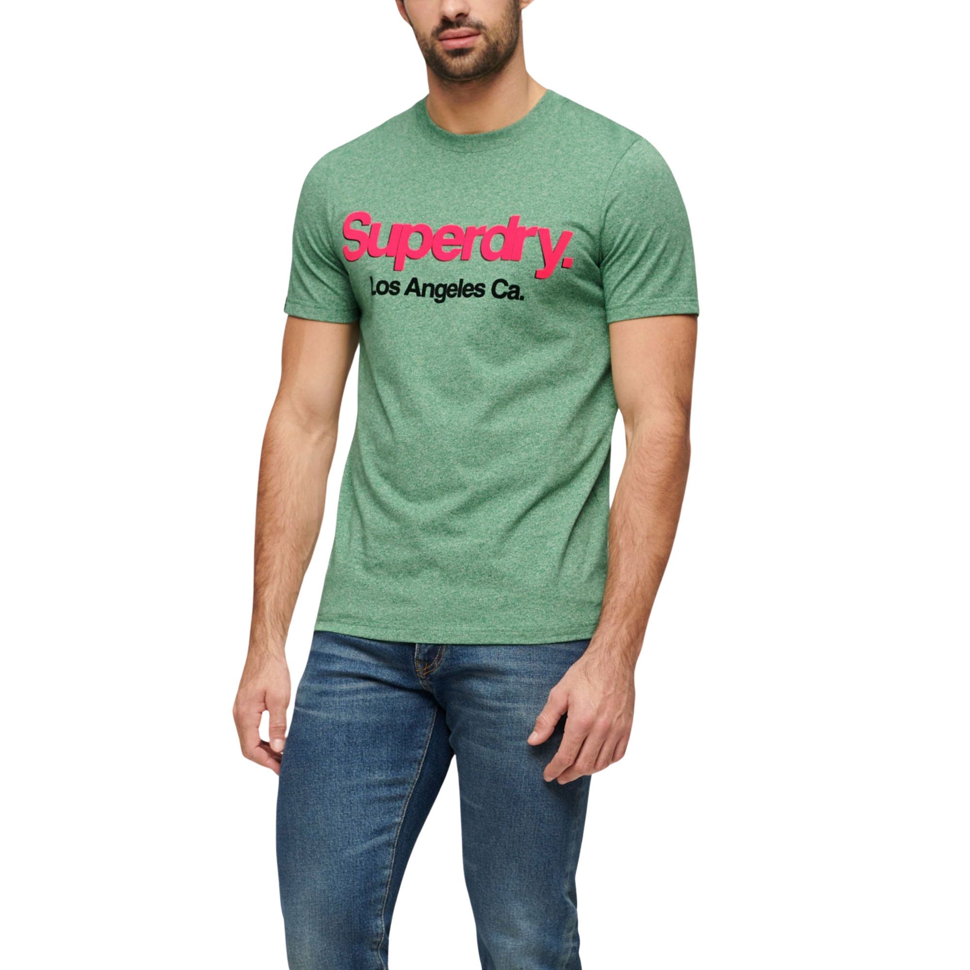 Superdry Core Logo Classic Washed Shirt Heren