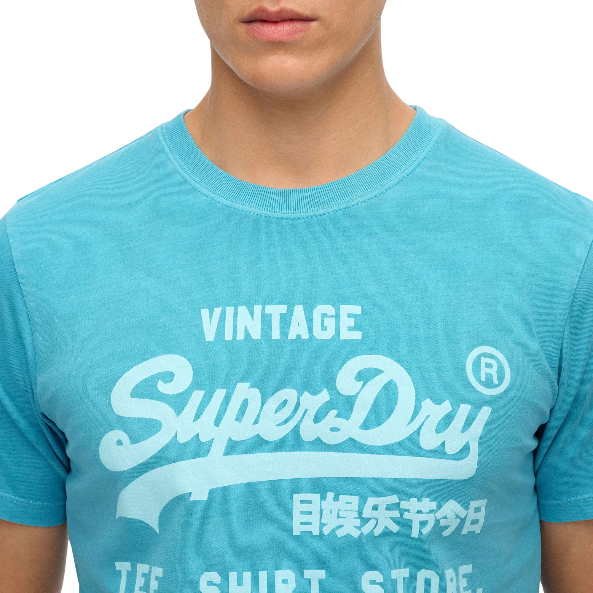 Superdry Vintage Logo Neon Relaxed Shirt Heren