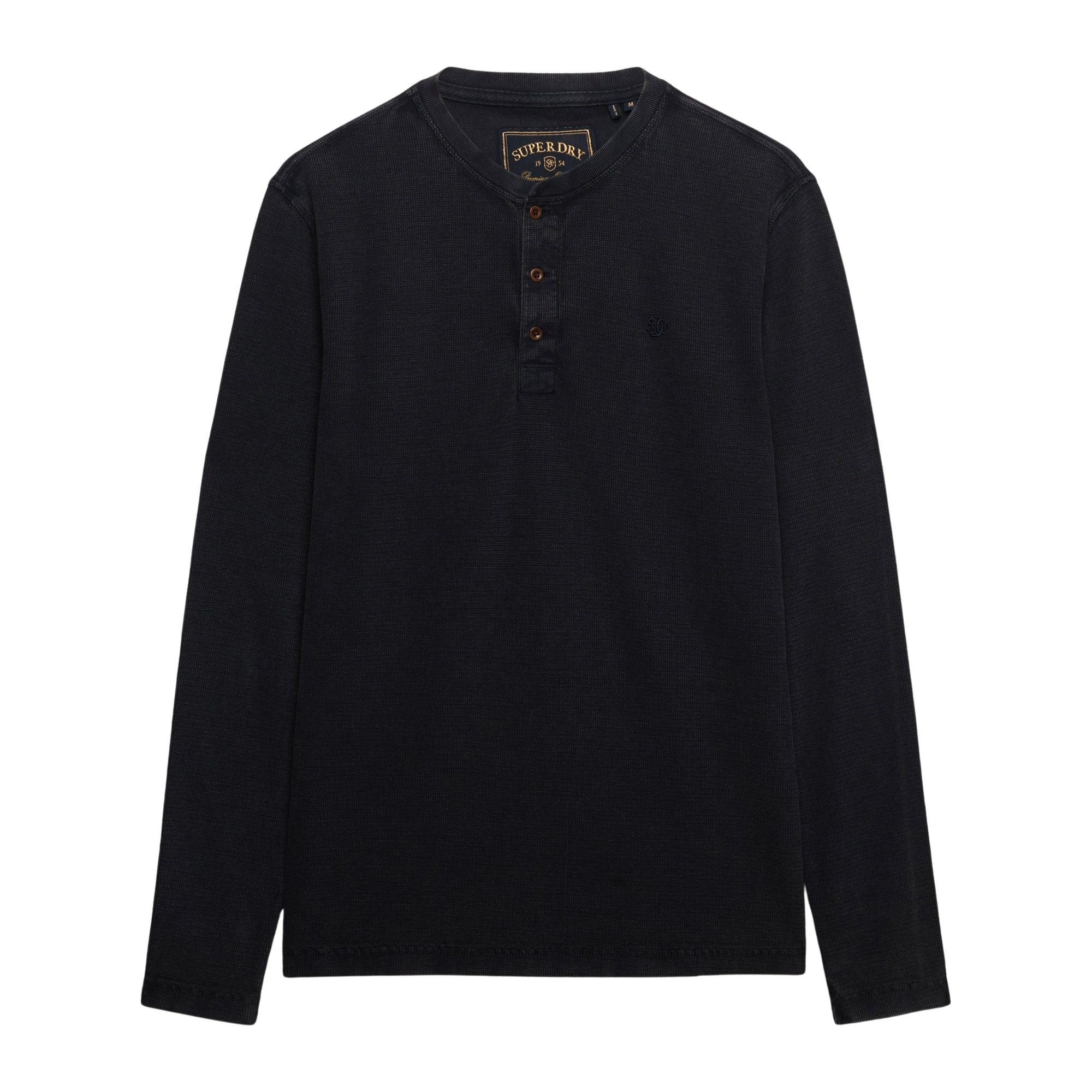 Shirt Superdry Waffle Henley LS Hommes