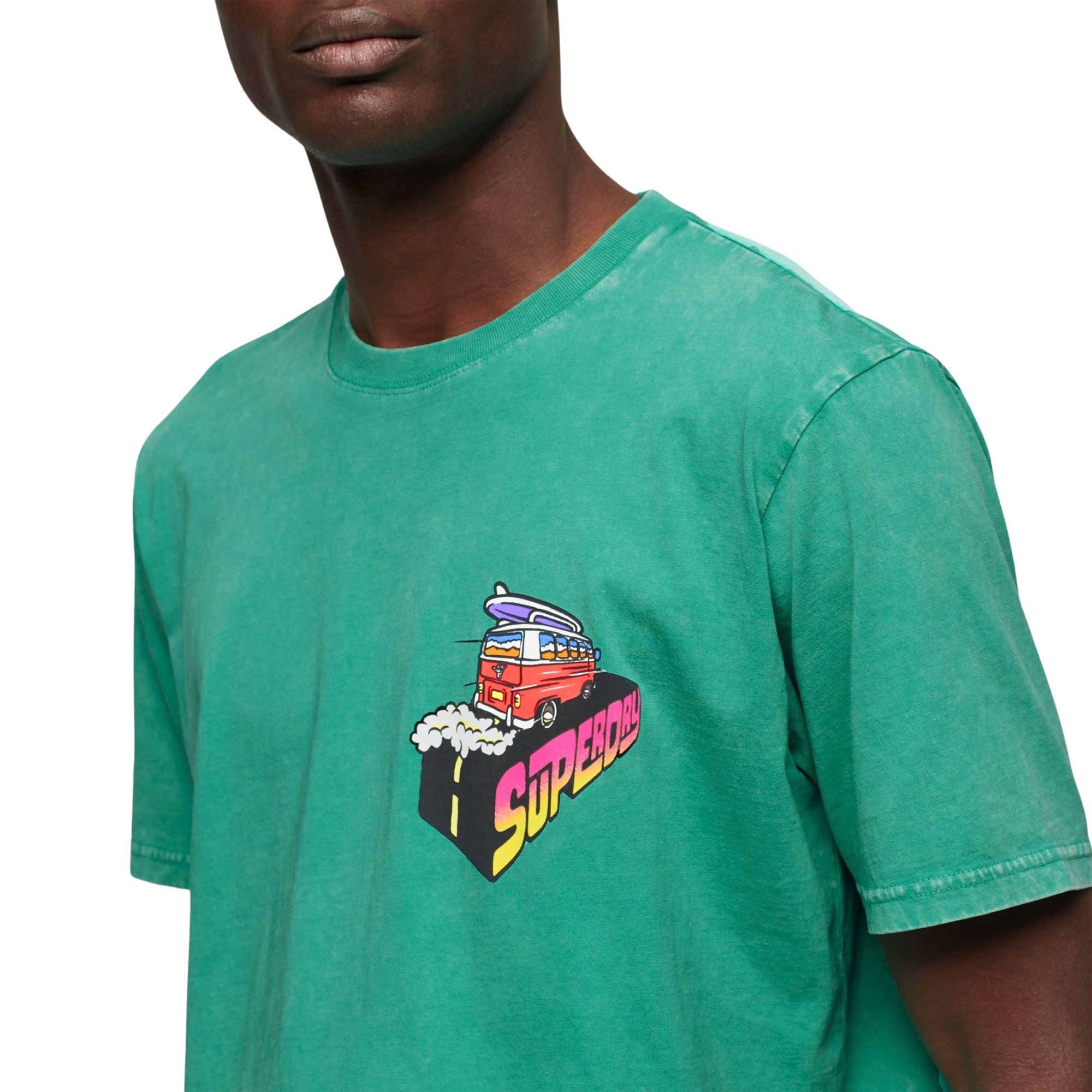 Superdry Neon Travel Chest Loose Shirt Heren