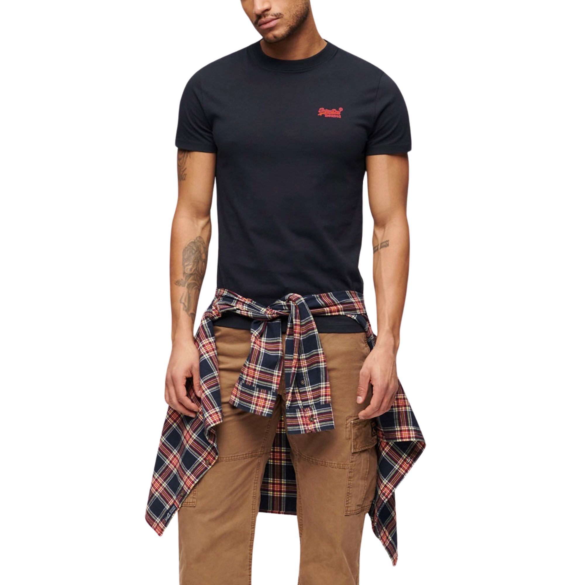 Superdry Essential Logo Emb Neon Shirt Men | Plutosport 