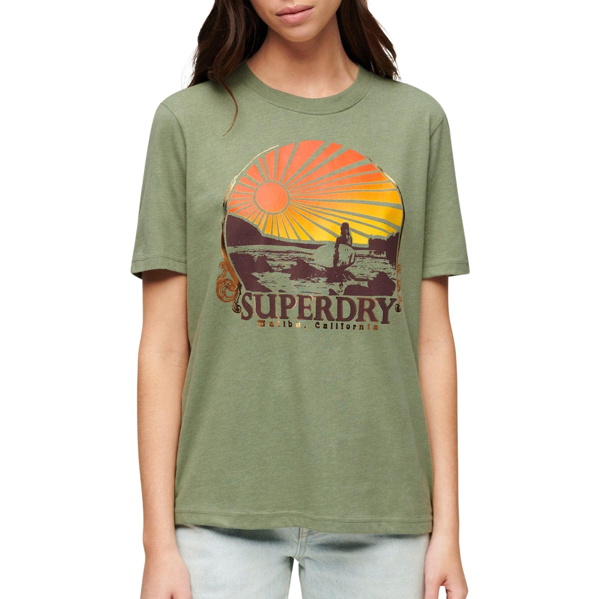 Superdry Travel Souvenir Shirt Dames