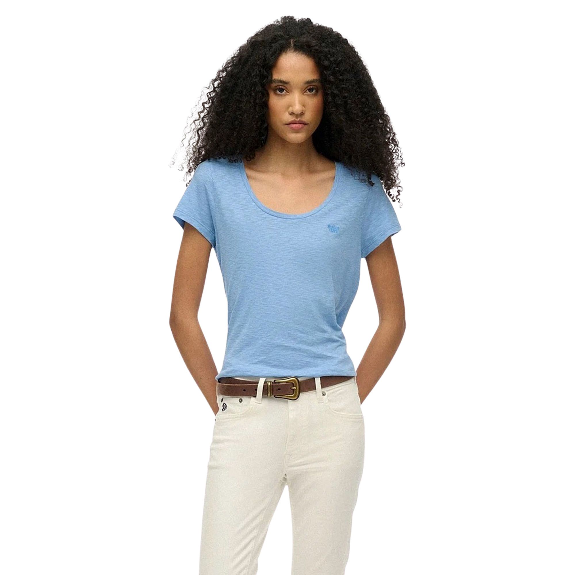 Superdry Scoop Neck Shirt Dames