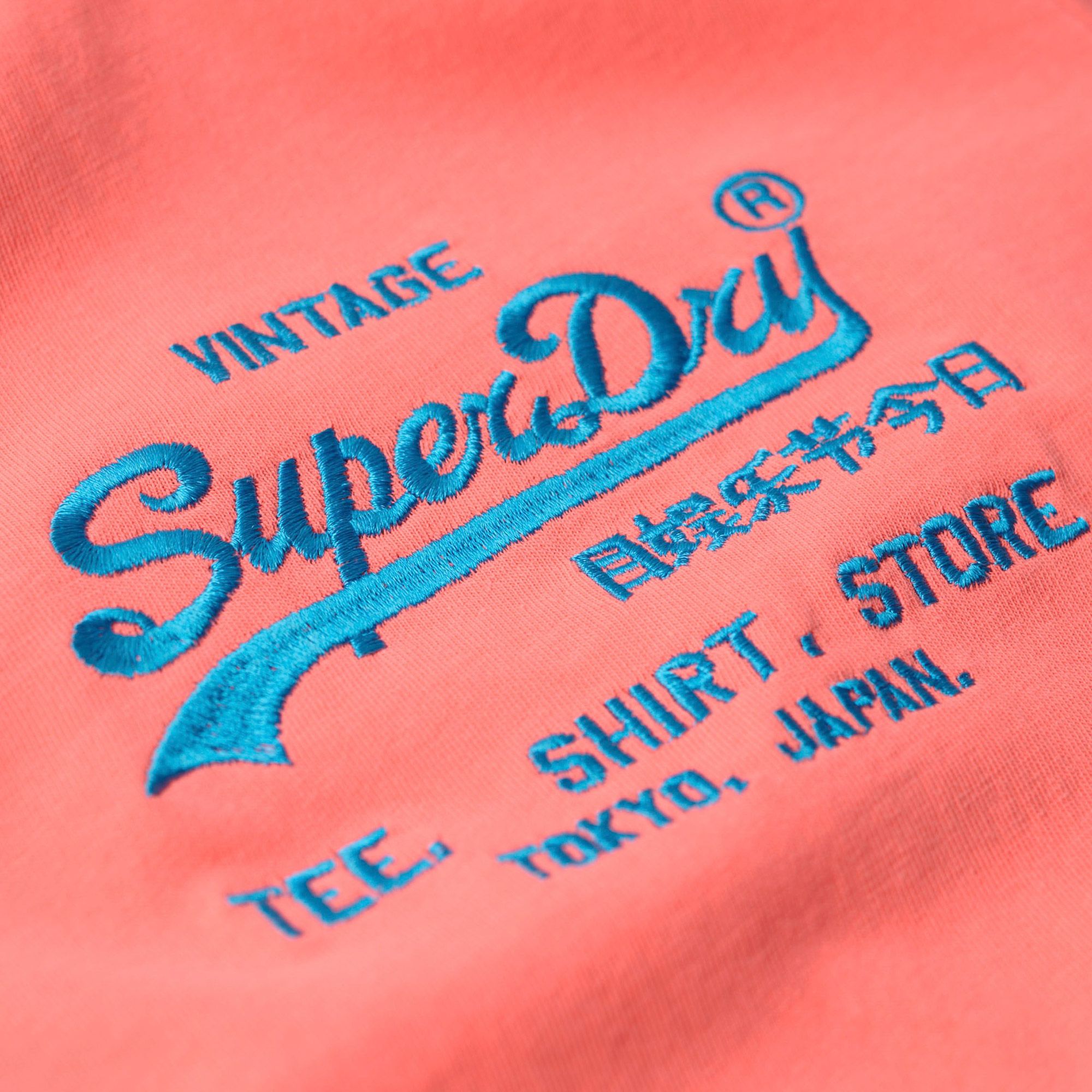 Superdry Neon Vintage Logo Shirt Heren