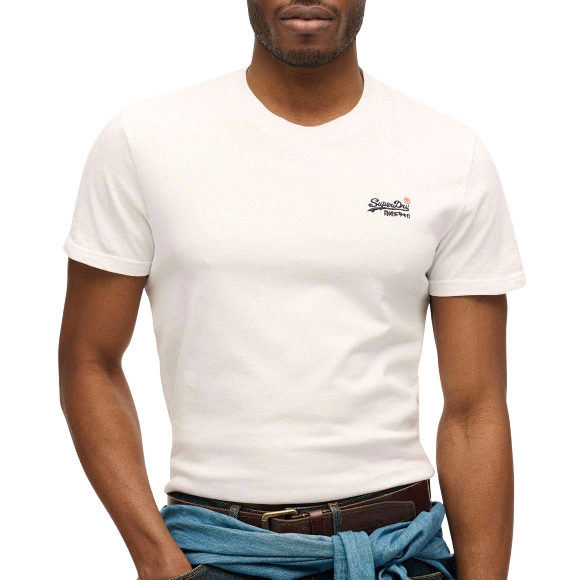 Superdry Essential Contrast Embossed Logo Shirt Heren
