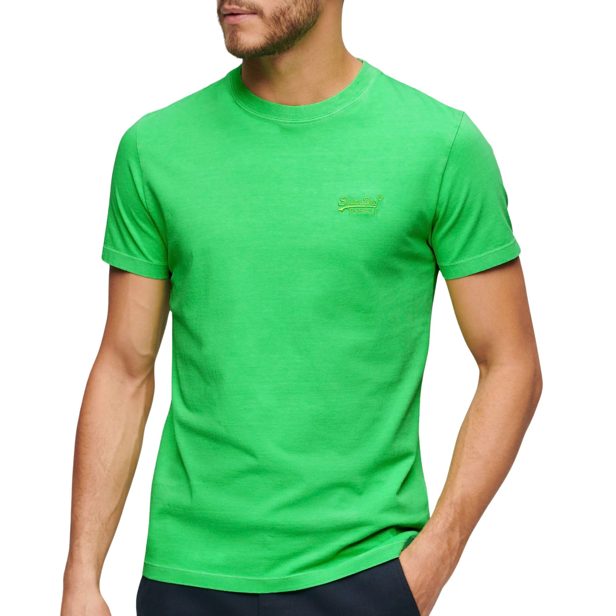 Superdry Essential Logo Emb Neon Shirt Heren