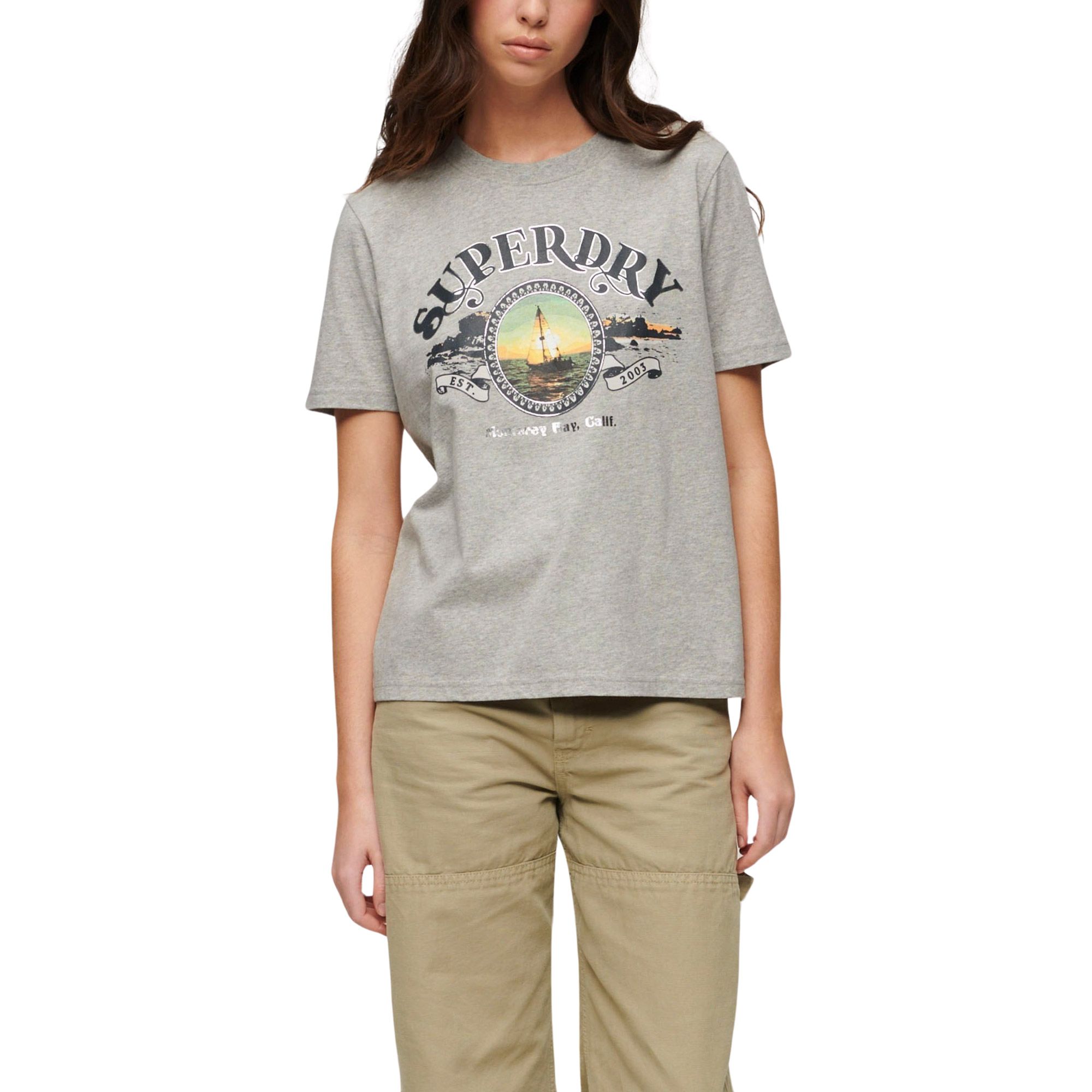 Superdry Travel Souvenir Shirt Dames