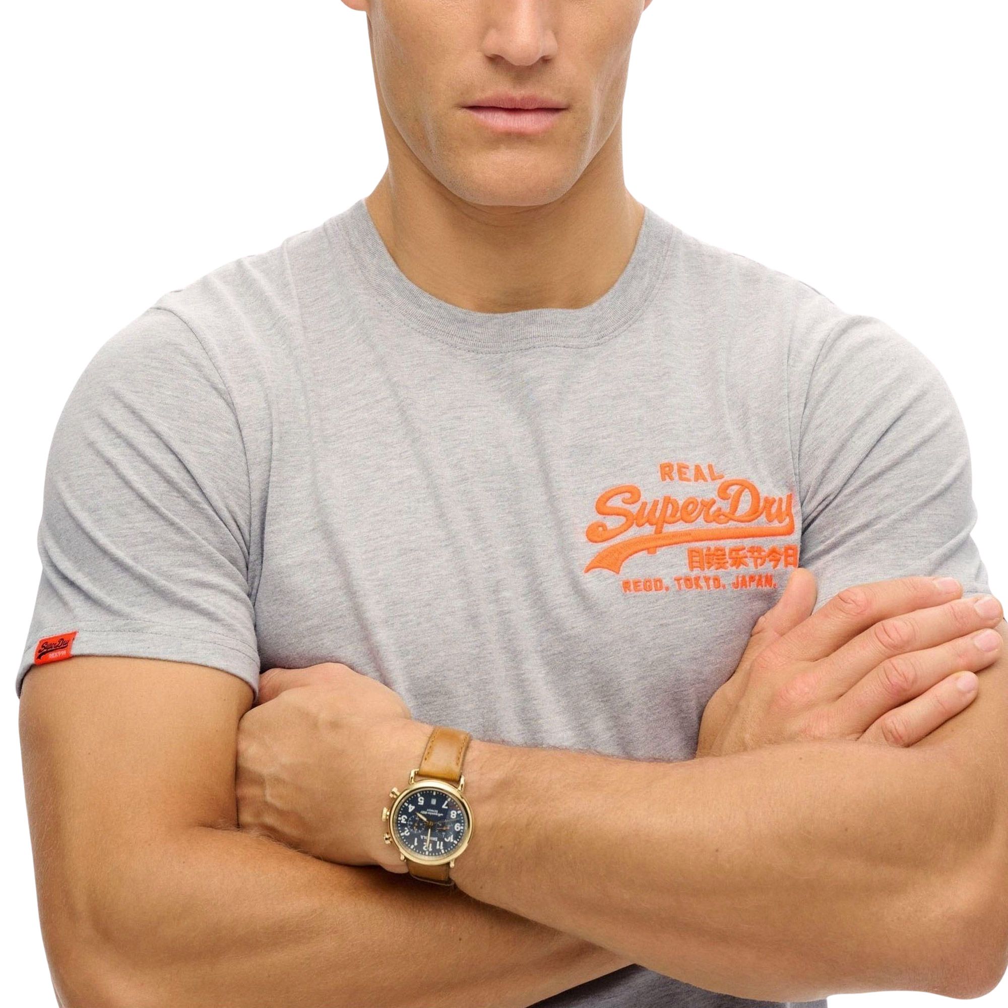 Superdry Vintage Logo Embroidered Relaxed Shirt Heren