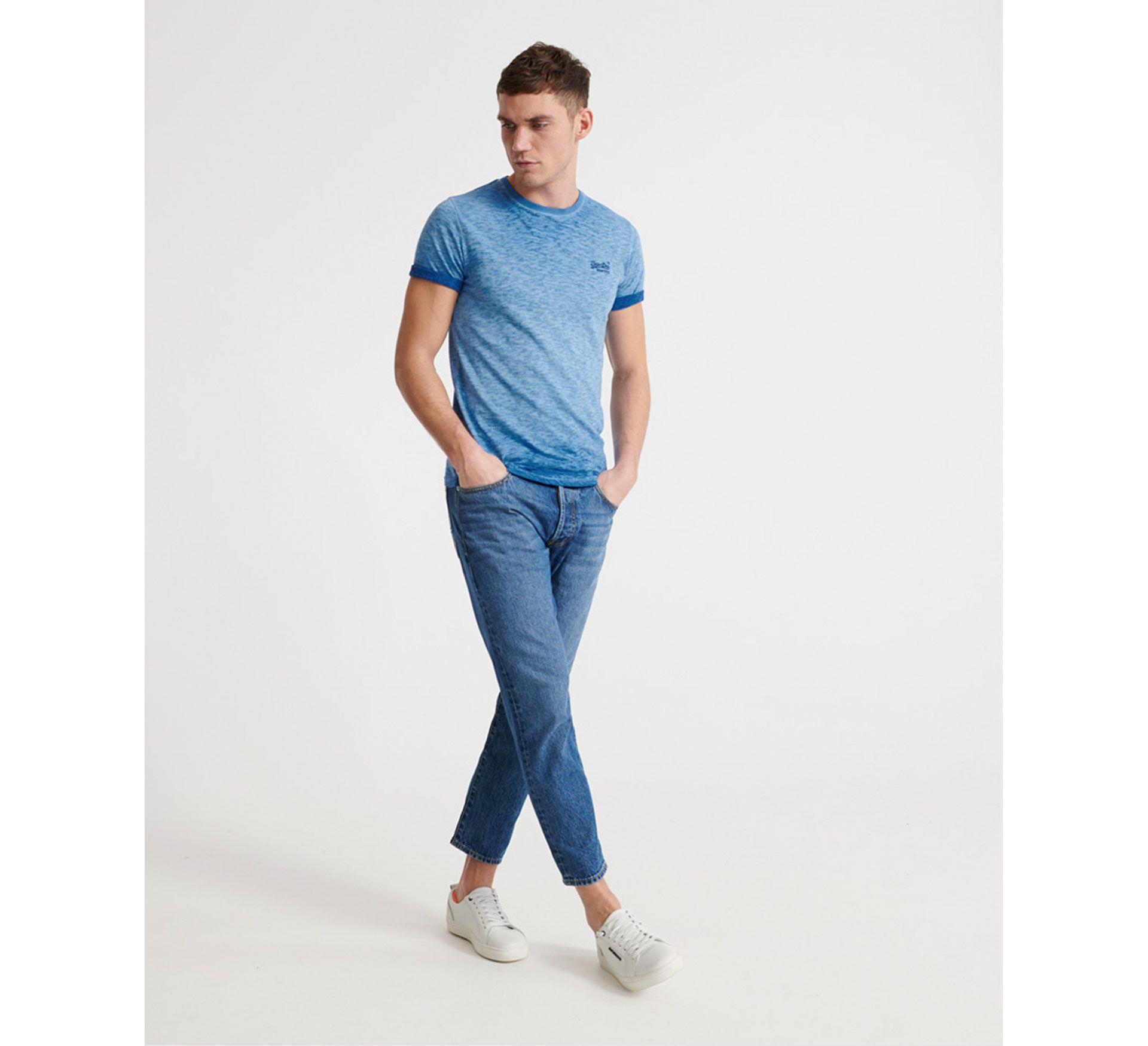 Superdry Orange Label Low Roller Shirt Heren