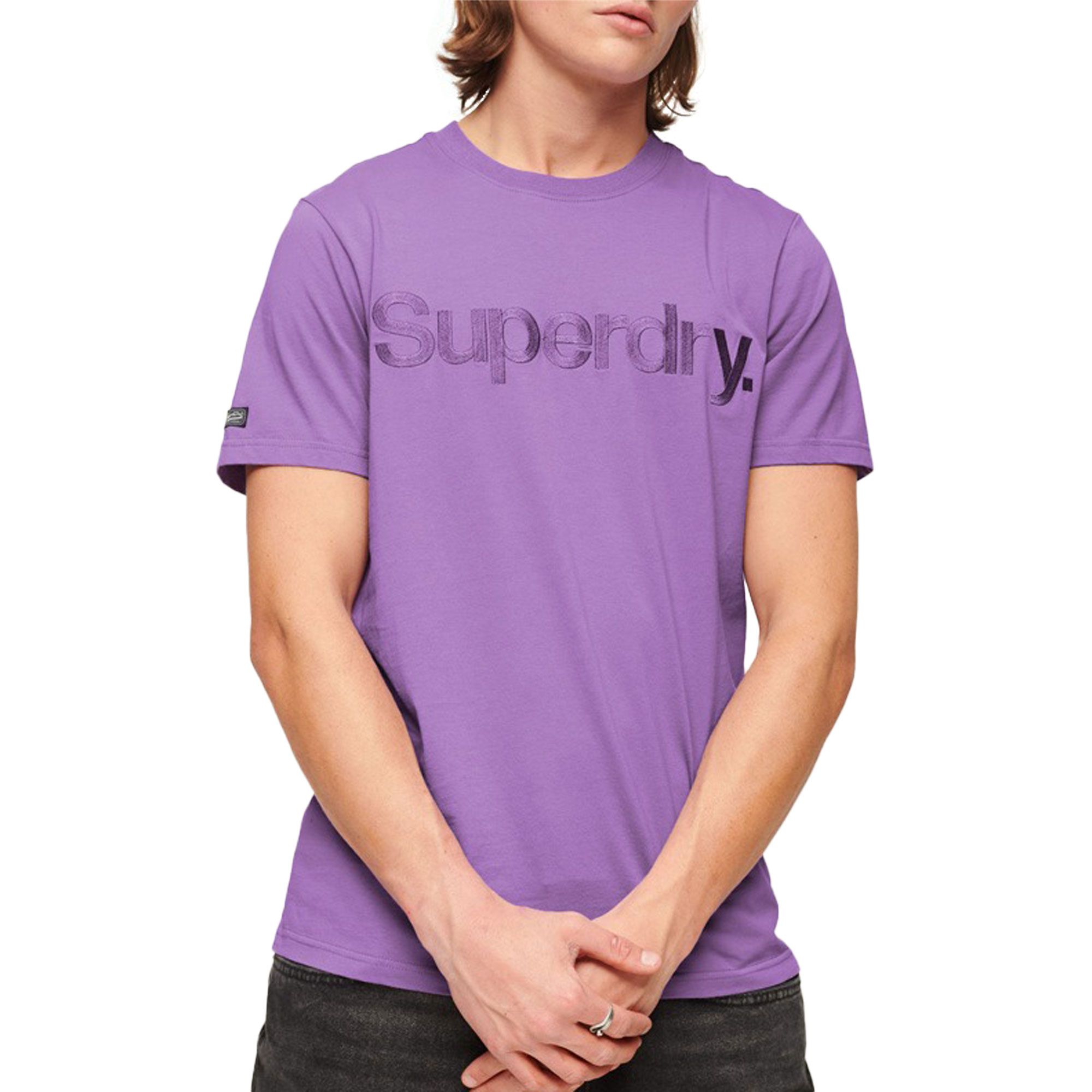 Superdry Tonal Embroidered Logo Shirt Heren