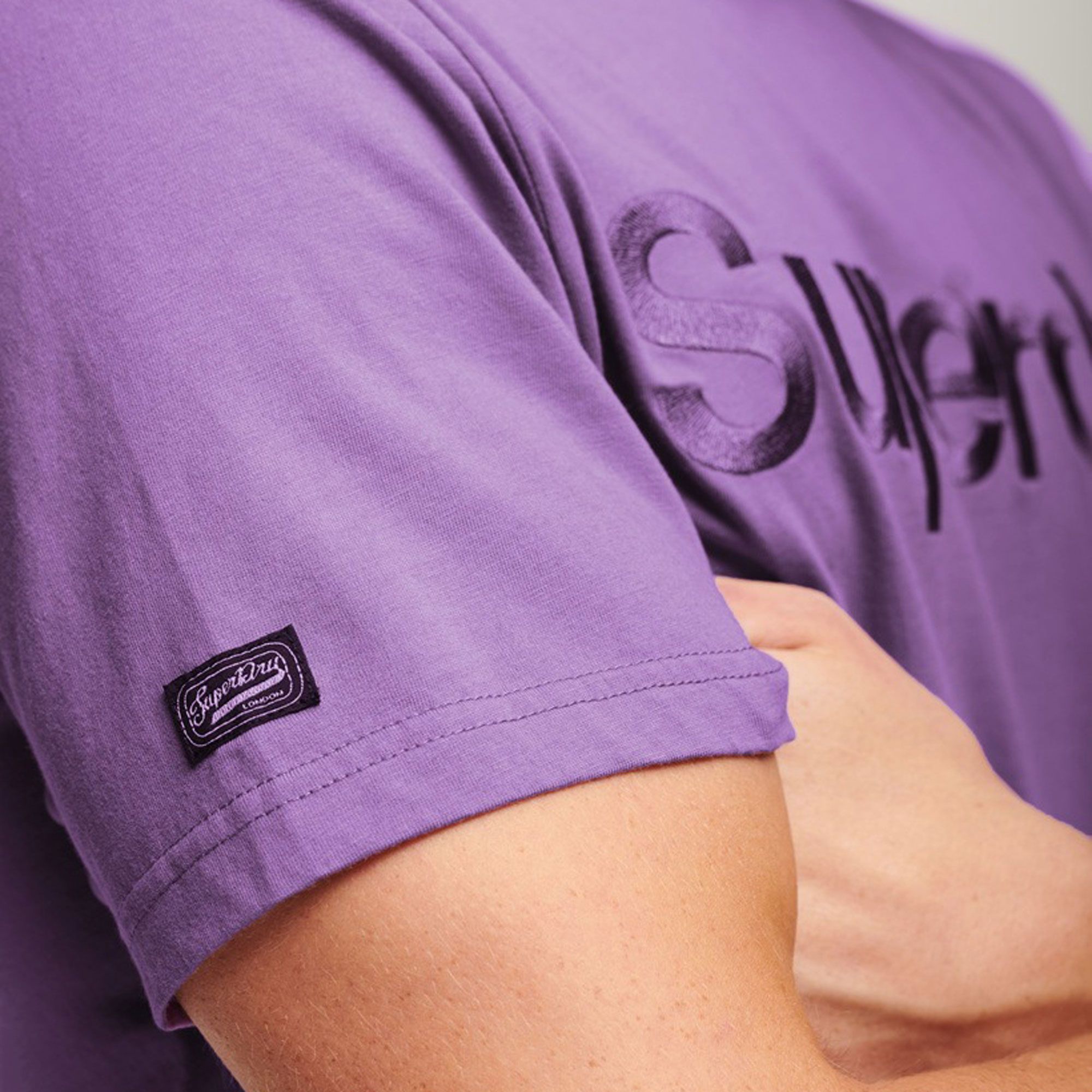 Superdry Tonal Embroidered Logo Shirt Heren
