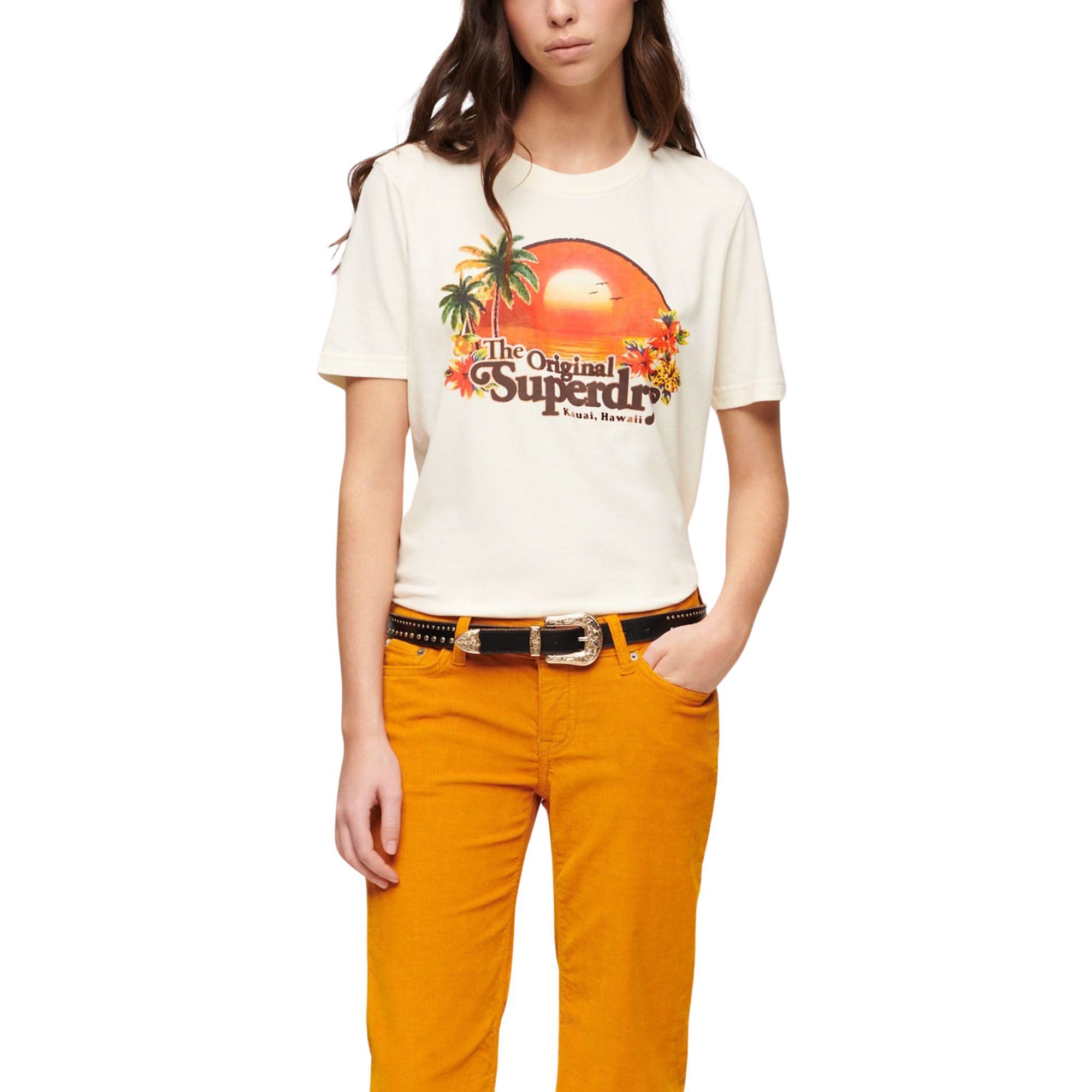 Superdry Travel Souvenir Shirt Dames