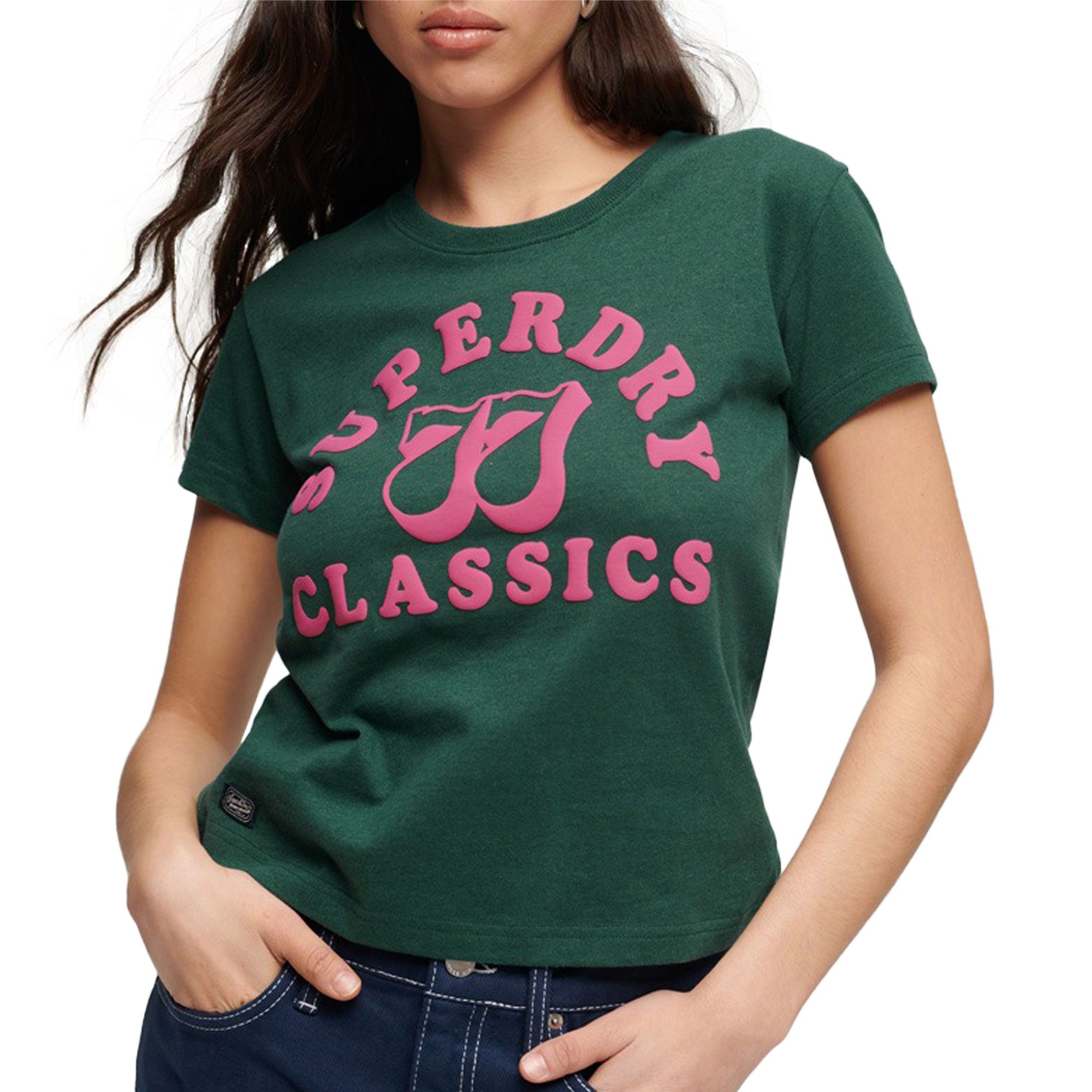 Superdry Archive Neon Graphic Shirt Dames