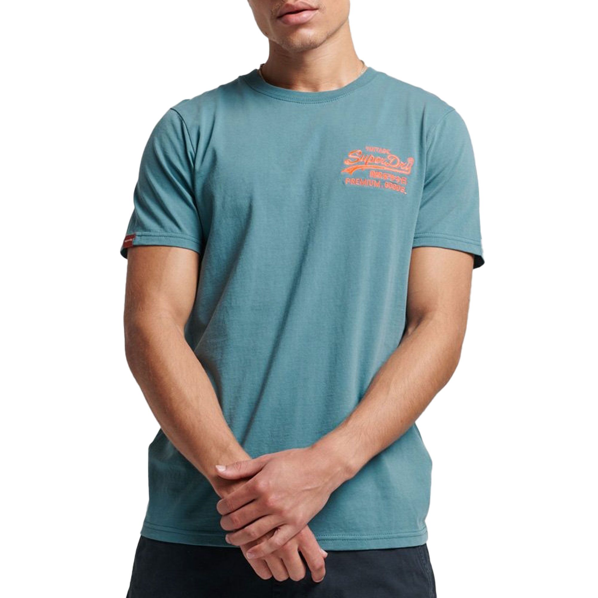 Superdry Vintage Logo Neon Shirt Heren