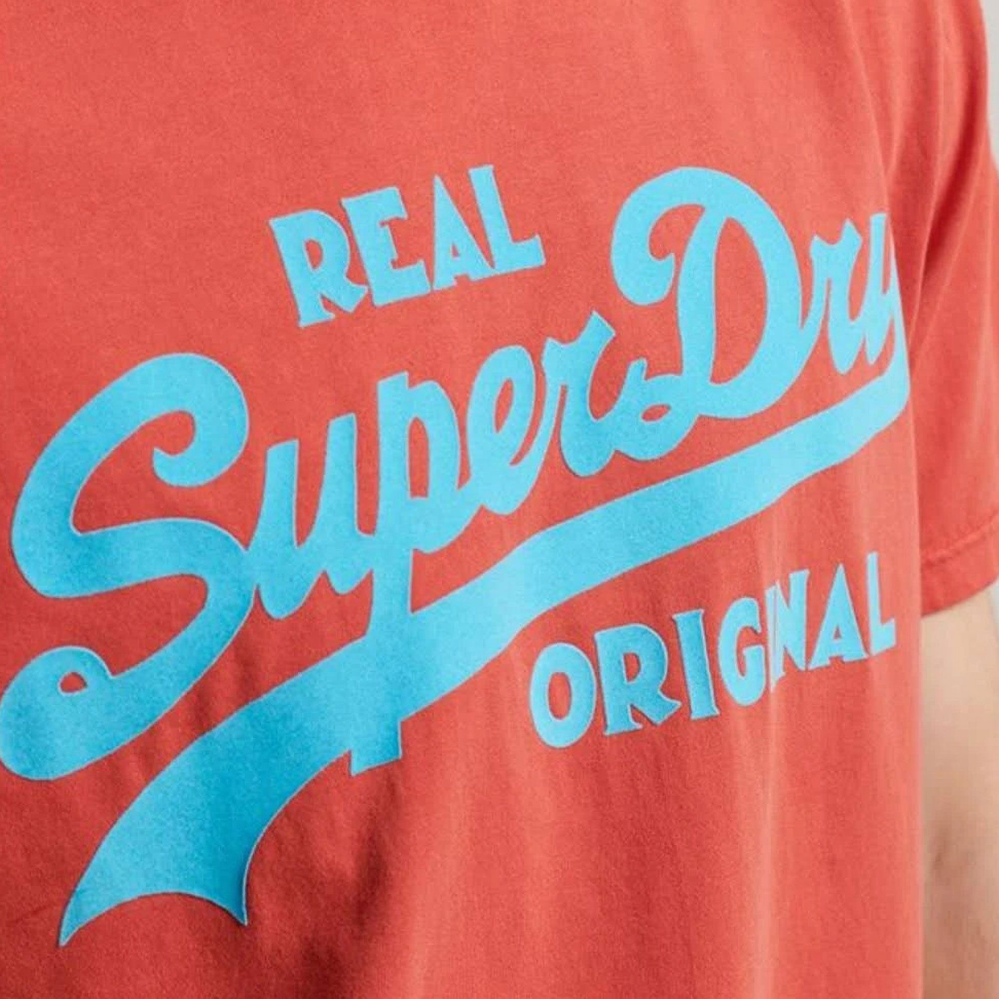 Superdry Vintage Logo Neon Shirt Heren