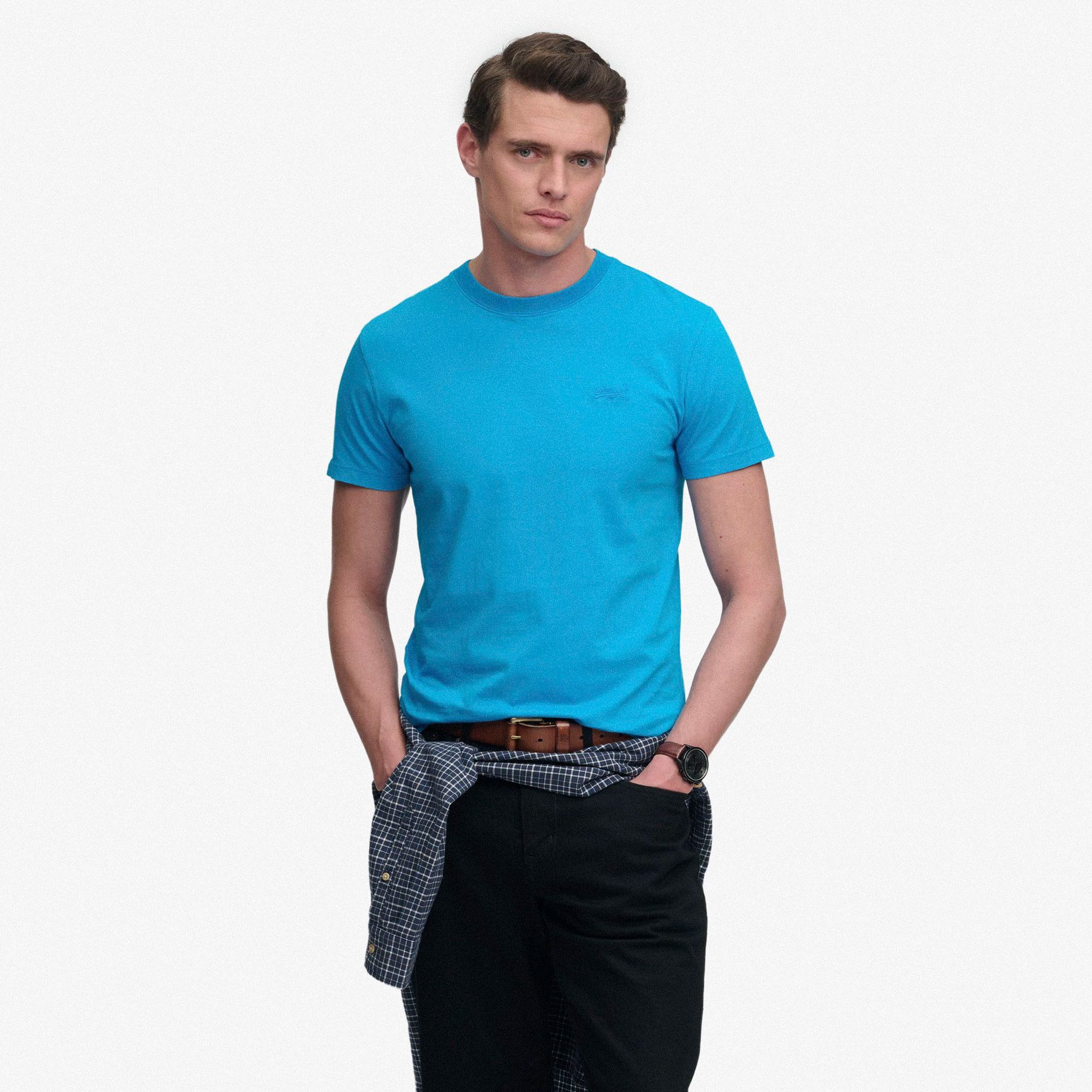 Superdry Essential Logo Emb Neon Shirt Heren