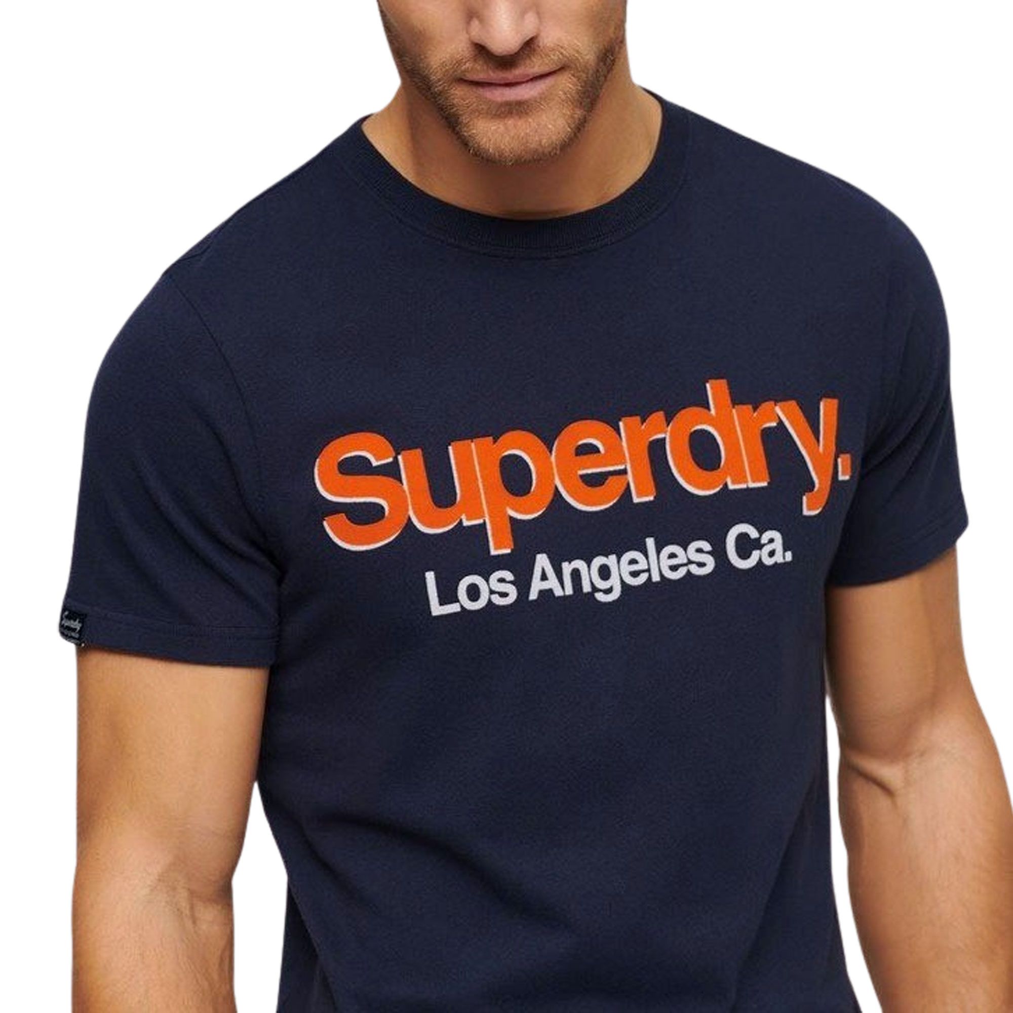 Superdry Core Logo Classic Washed Shirt Heren