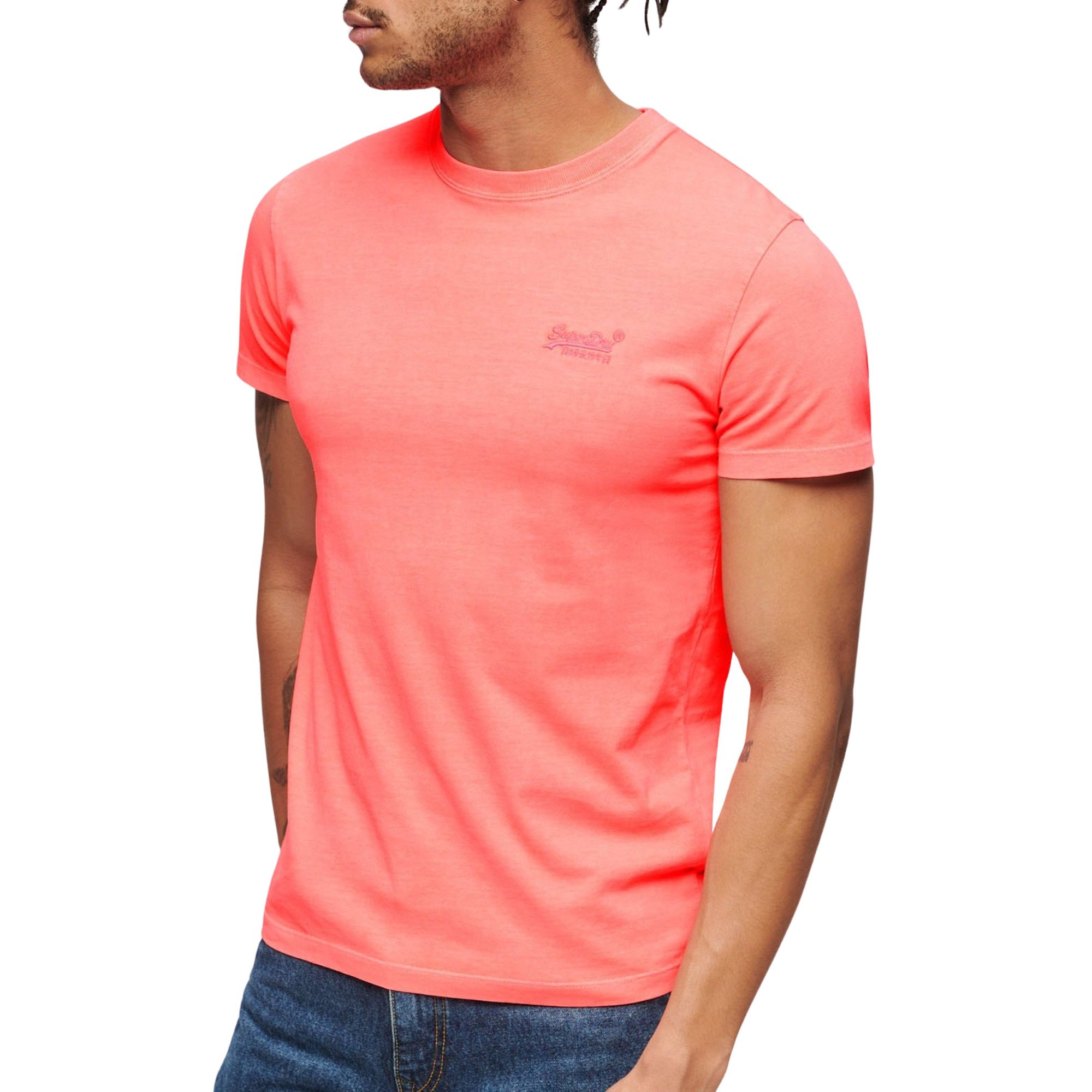 Superdry Essential Logo Emb Neon Shirt Heren