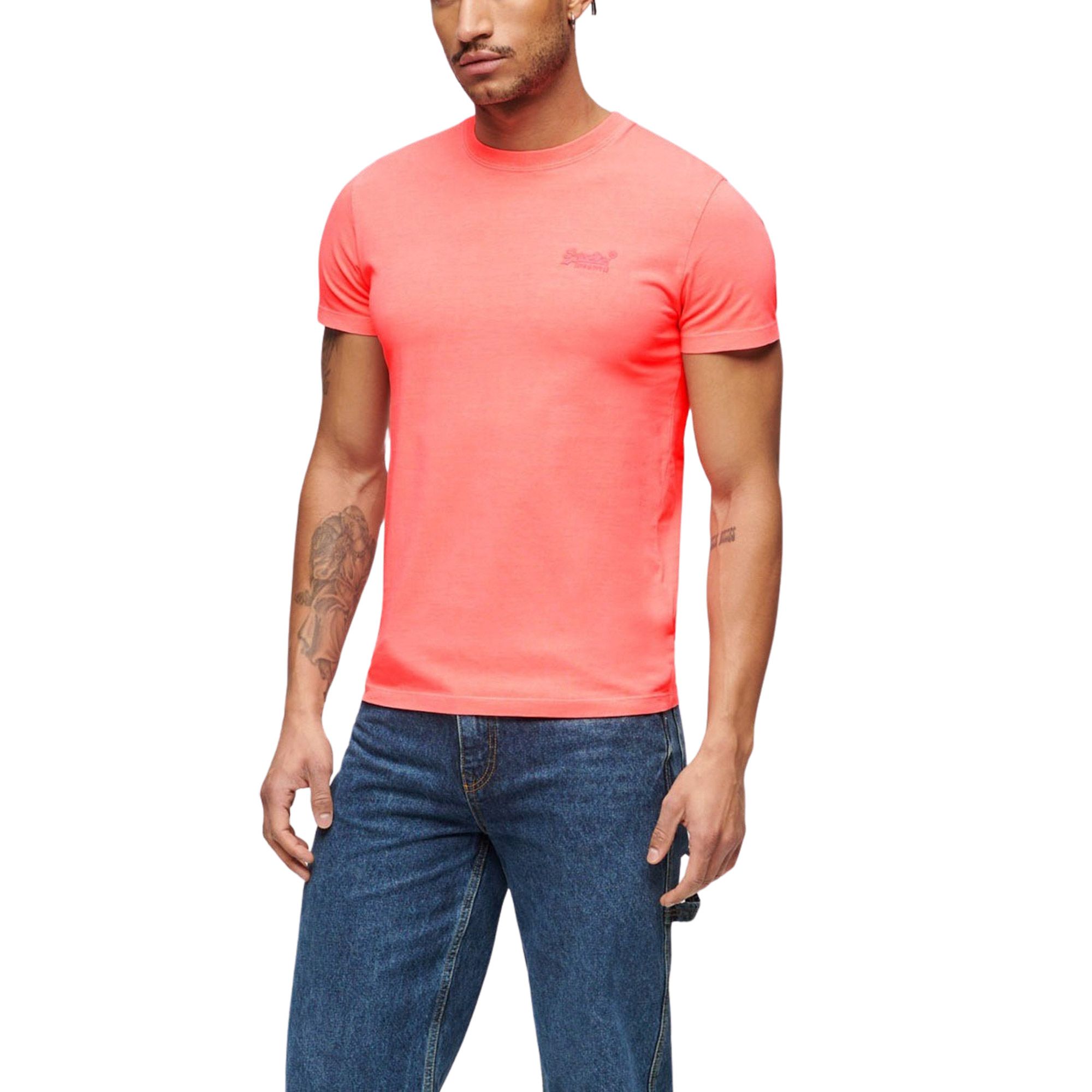 Superdry Essential Logo Emb Neon Shirt Heren