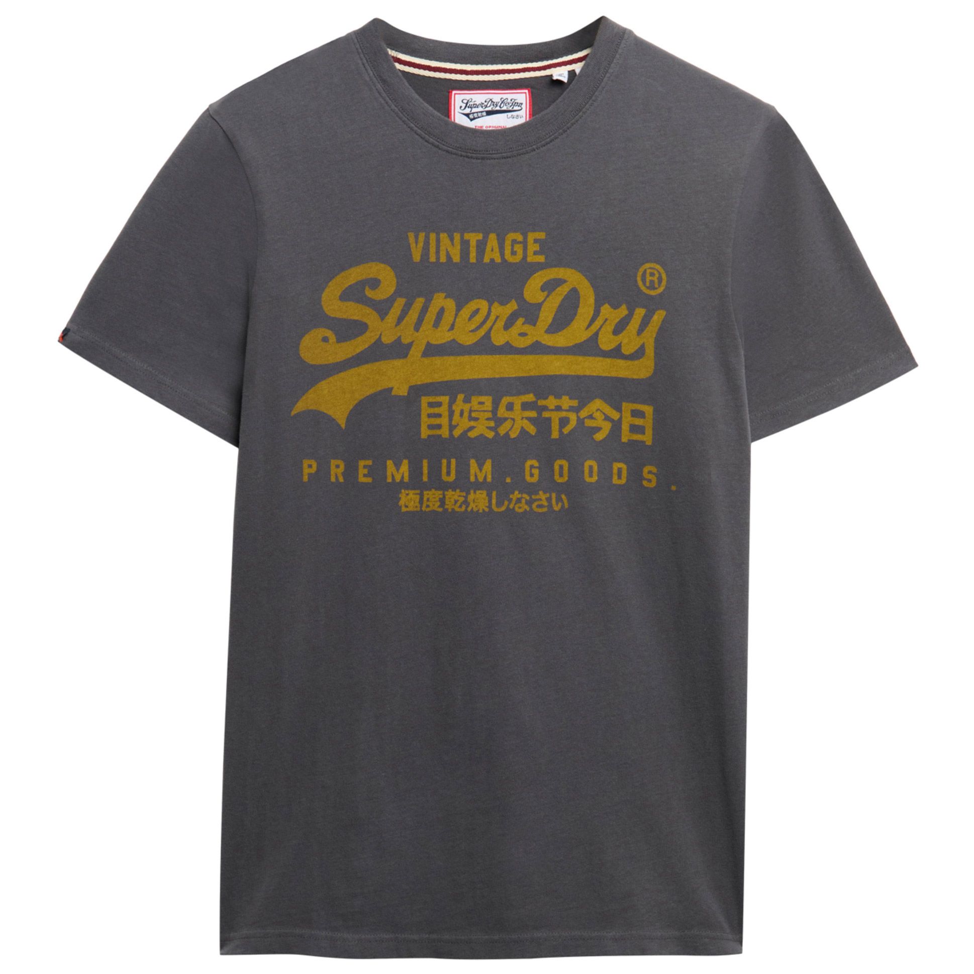 Superdry Heren Vintage Logo Heritage Relaxed T-shirt, Eclipse navy, 3XL : SuperDry