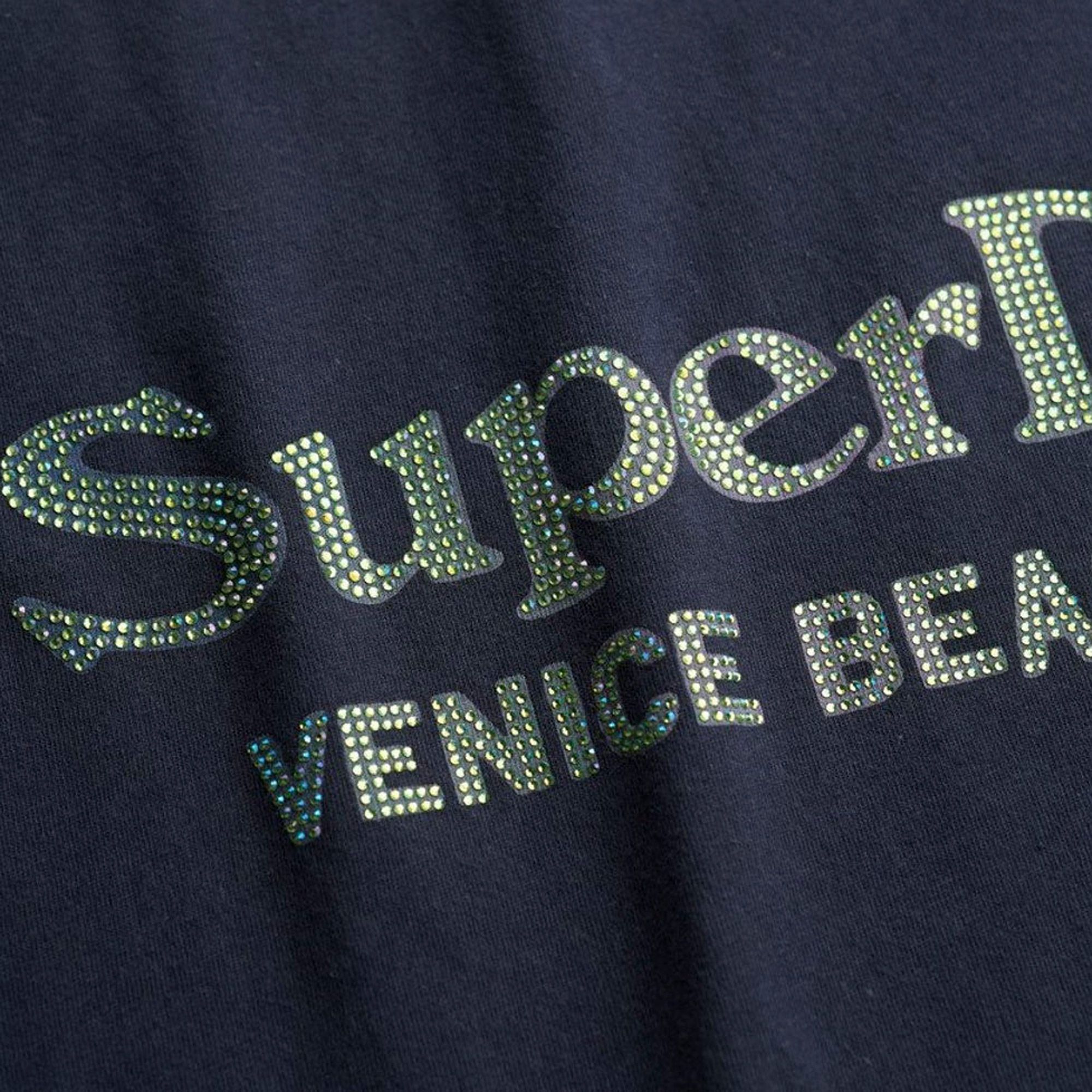 Superdry Venue Metallic Relaxed Shirt Damen