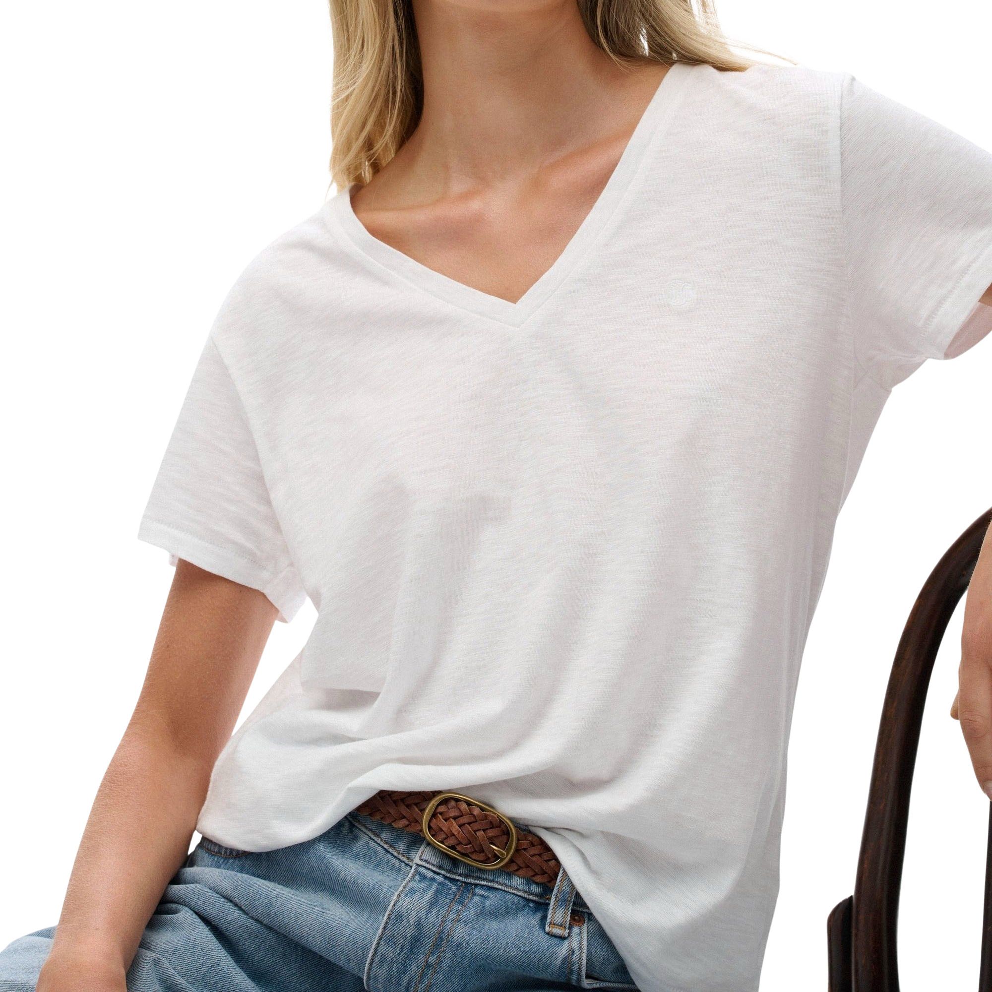 Superdry Studios Slub Embroidered Shirt Dames